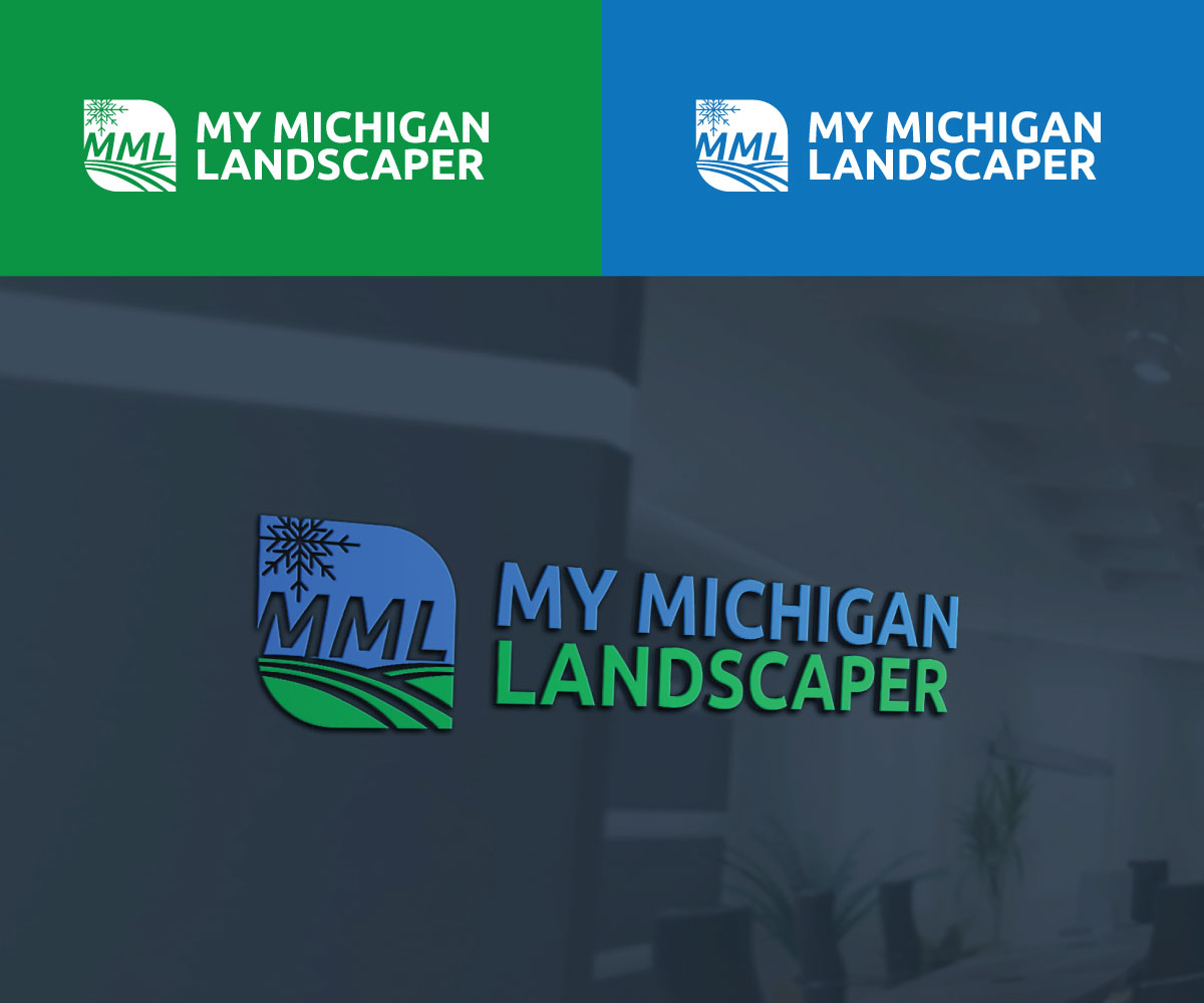 Logo-Design von Luckey yaari für My Michigan Landscaper LLC | Design #34839732