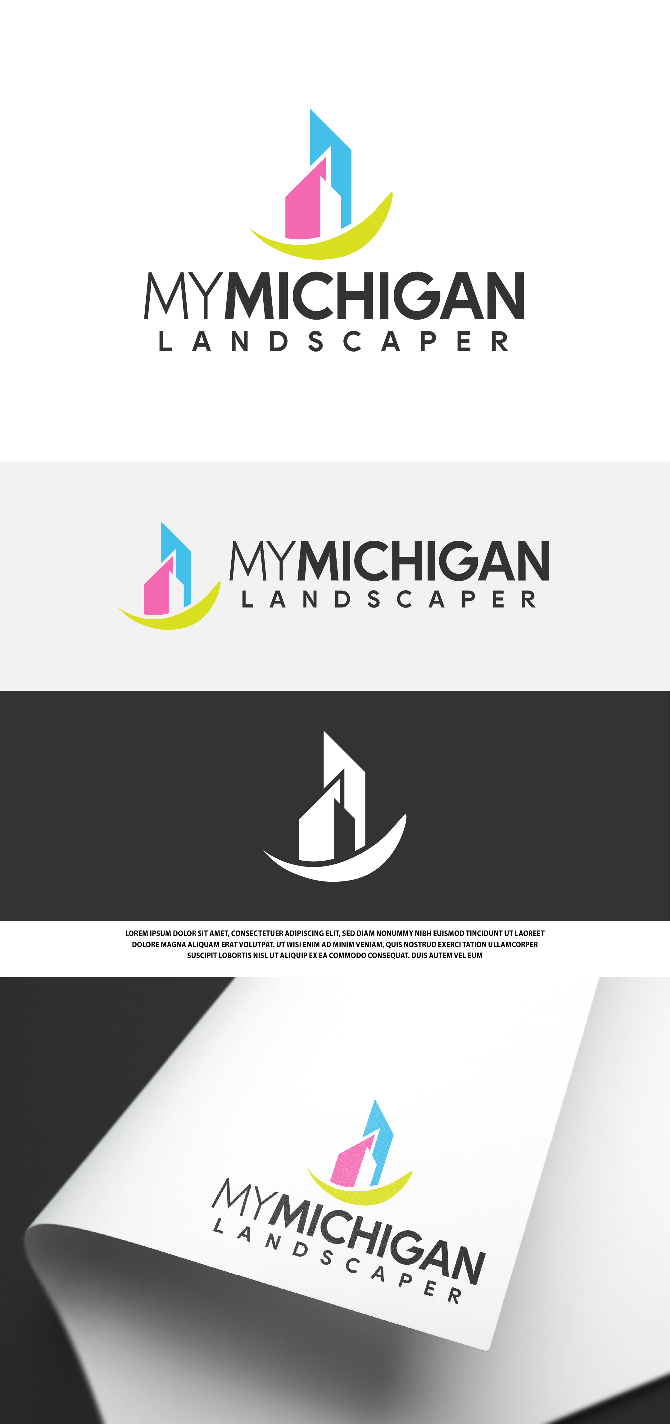 Logo Design by Fezy Design Studio for My Michigan Landscaper LLC | Design #34837222