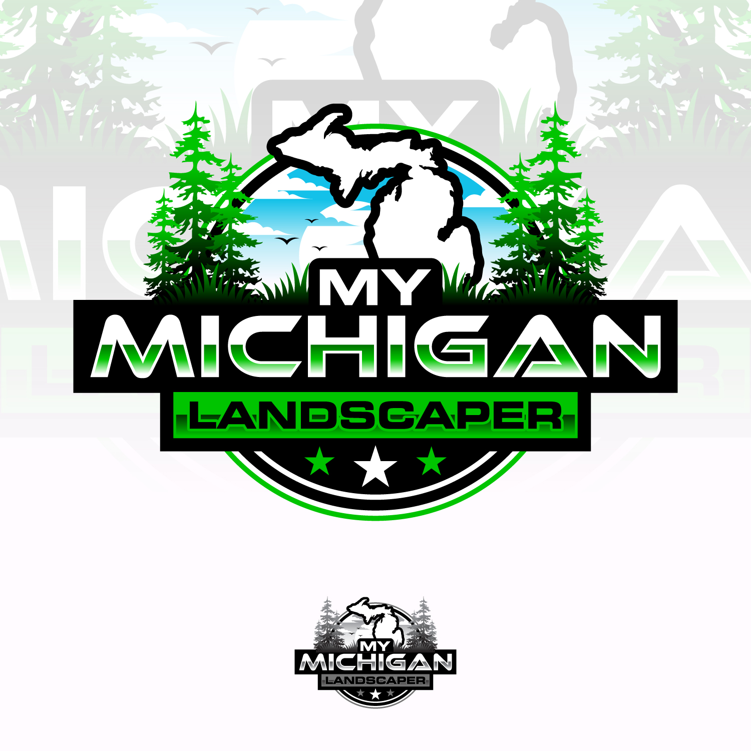 Logo-Design von Suvendu.S für My Michigan Landscaper LLC | Design #34842329