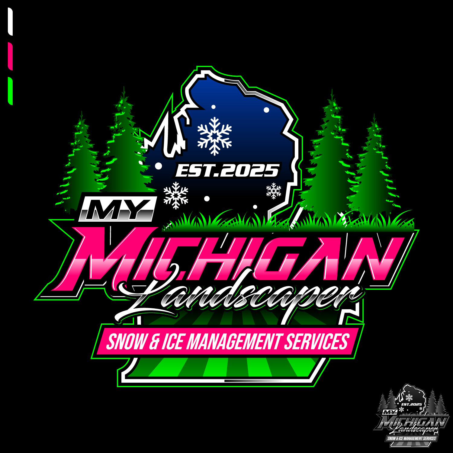 Logo-Design von Suvendu.S für My Michigan Landscaper LLC | Design #34852116