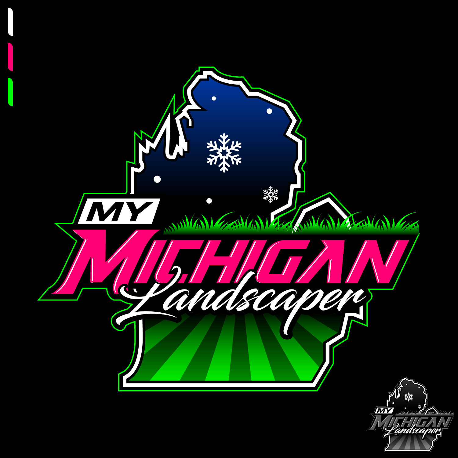 Logo-Design von Suvendu.S für My Michigan Landscaper LLC | Design #34860726