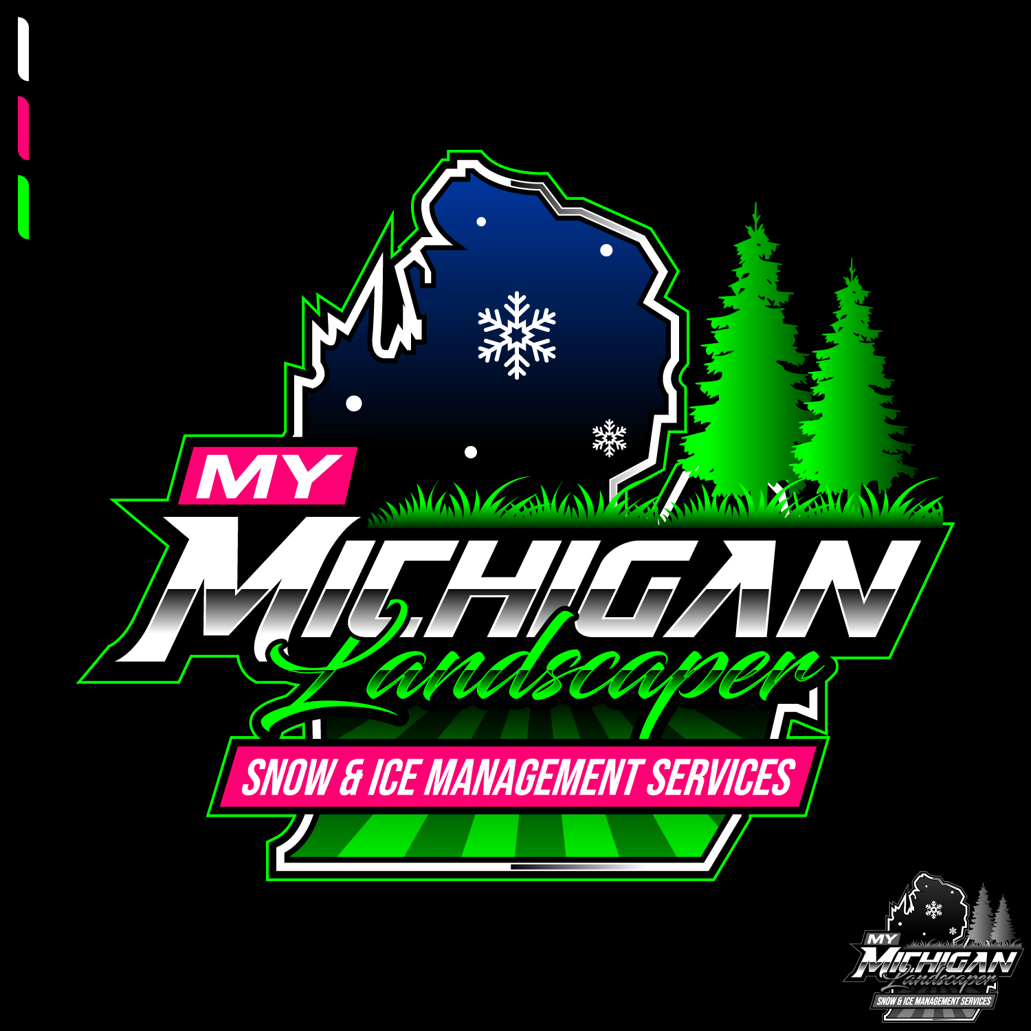 Logo-Design von Suvendu.S für My Michigan Landscaper LLC | Design #34860727