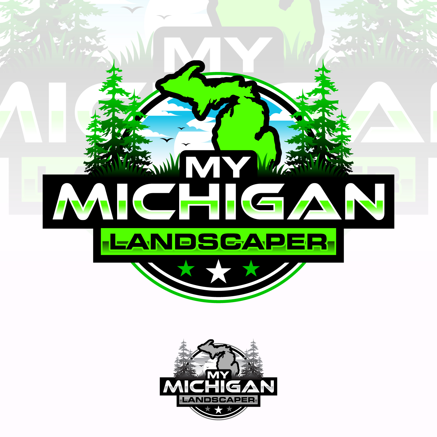 Logo-Design von Suvendu.S für My Michigan Landscaper LLC | Design #34865663