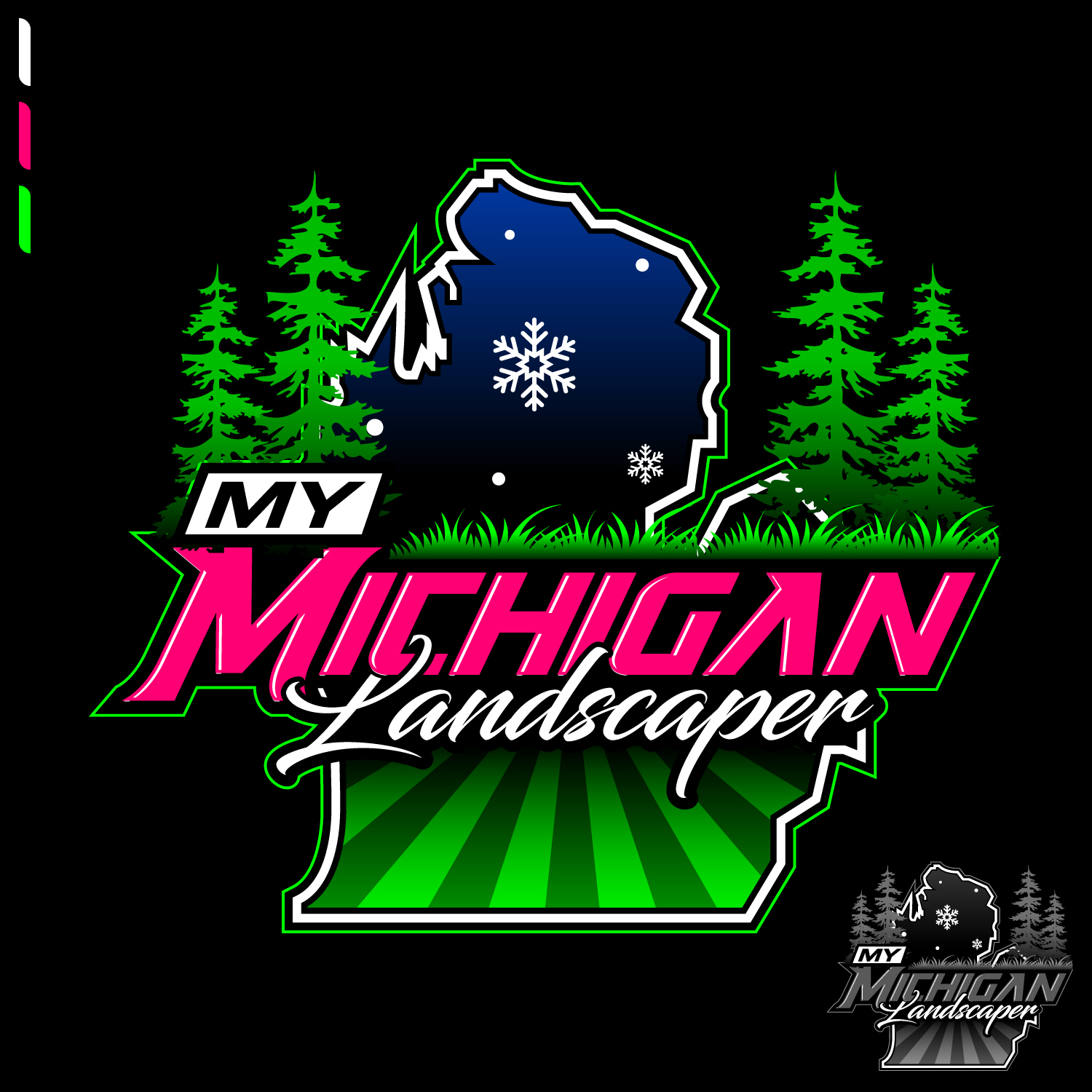 Logo-Design von Suvendu.S für My Michigan Landscaper LLC | Design #34866735
