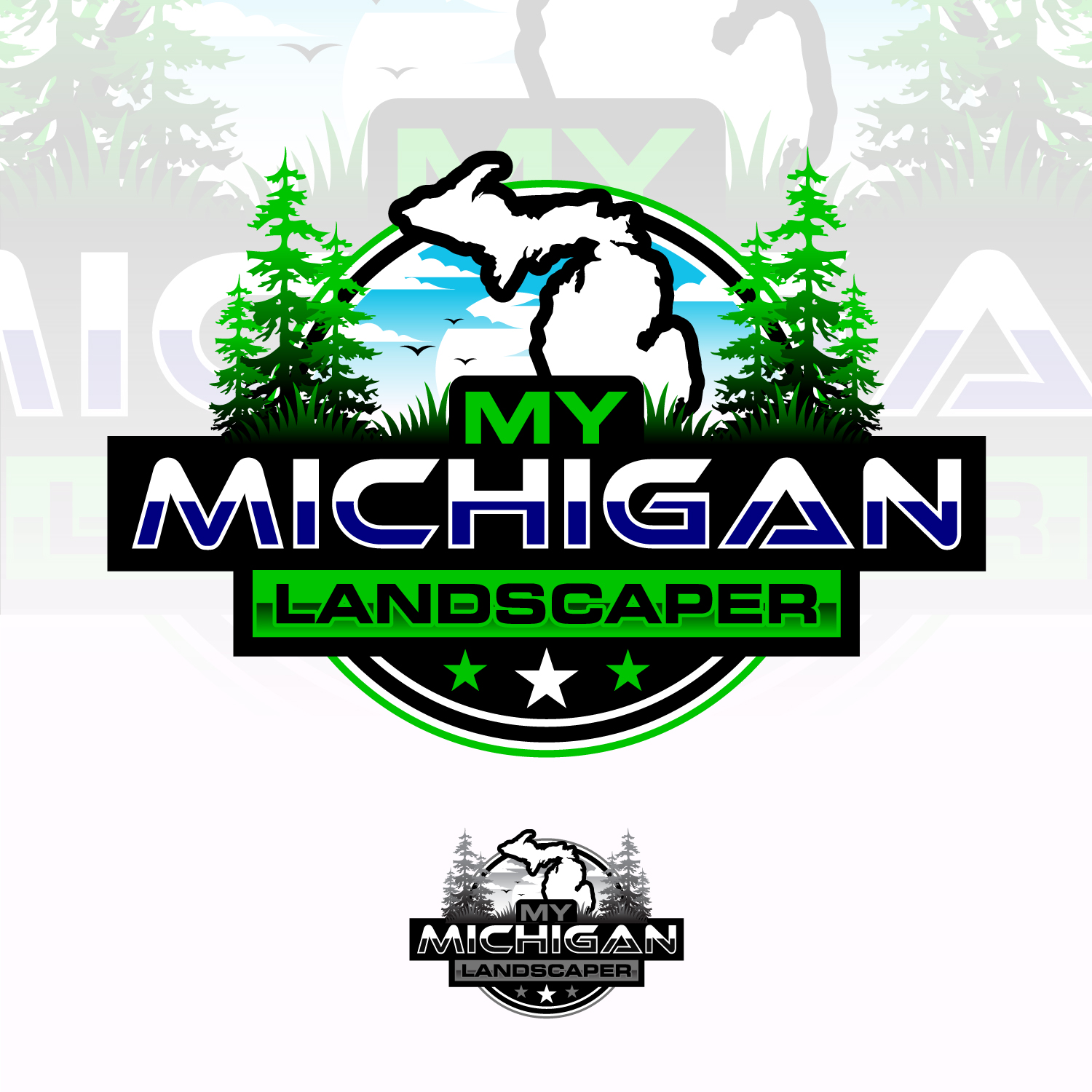 Logo-Design von Suvendu.S für My Michigan Landscaper LLC | Design #34915635