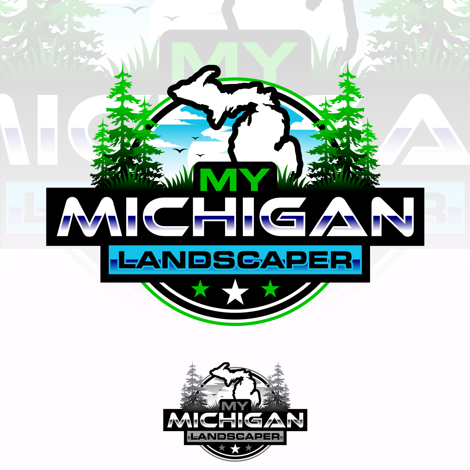 Logo Design by Suvendu.S for My Michigan Landscaper LLC | Design #34915636