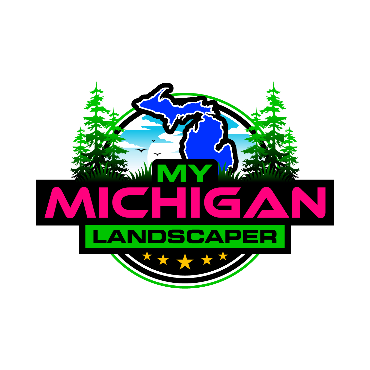 Logo-Design von Suvendu.S für My Michigan Landscaper LLC | Design #34938085