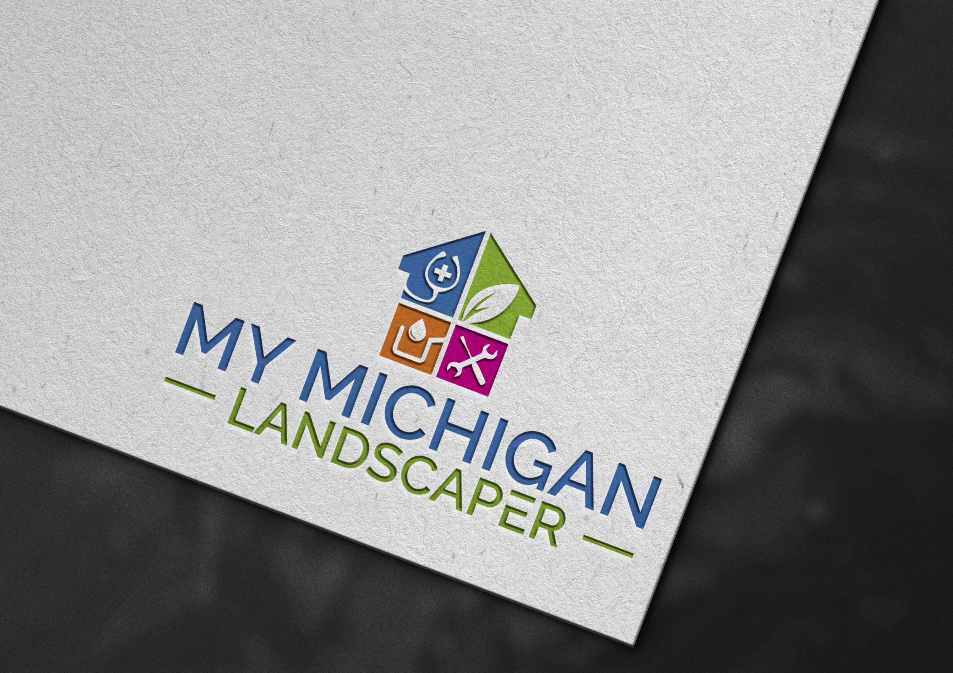 Logo Design by Majesty Design  for My Michigan Landscaper LLC | Design #34838634