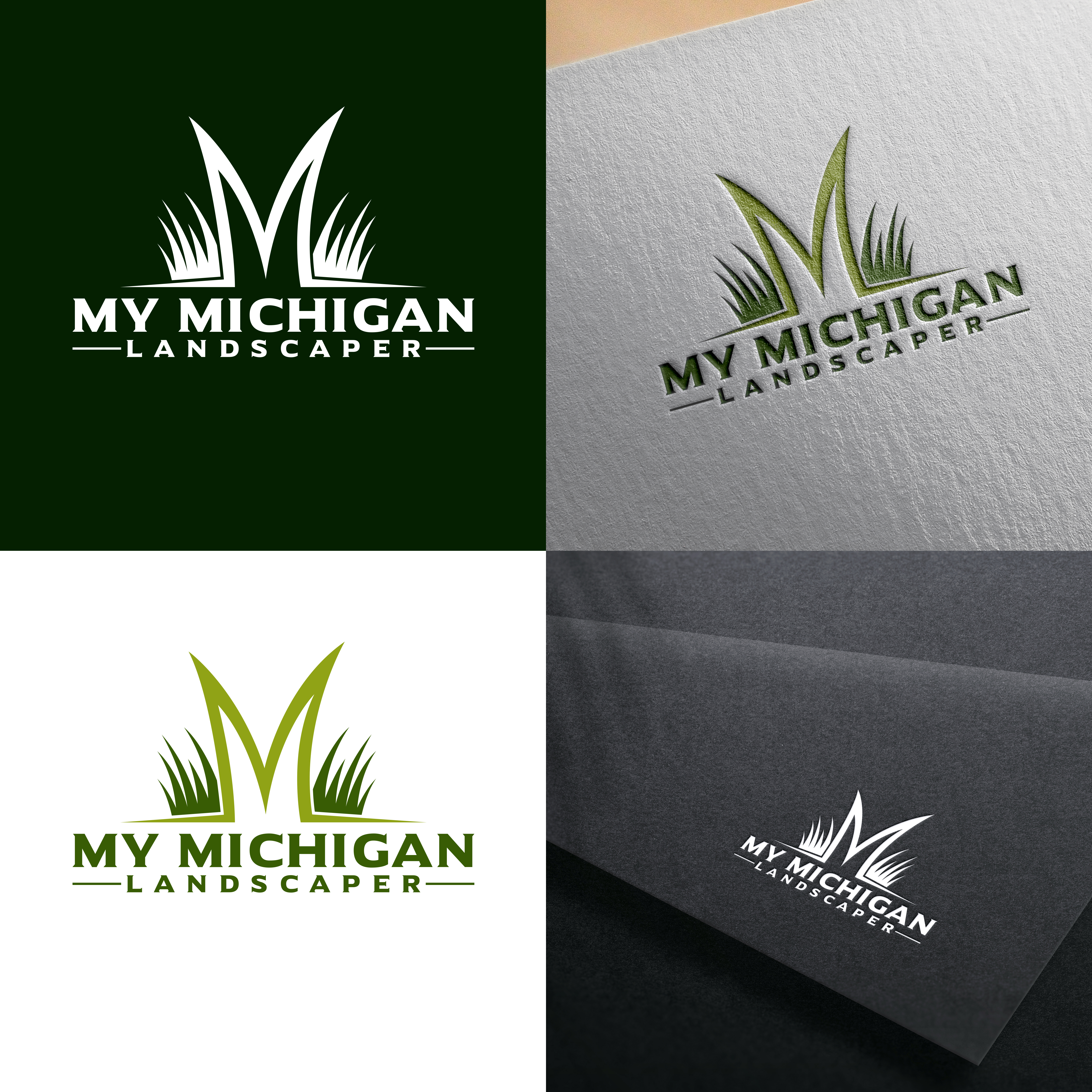 Logo Design by Monique6699 for My Michigan Landscaper LLC | Design #34833111