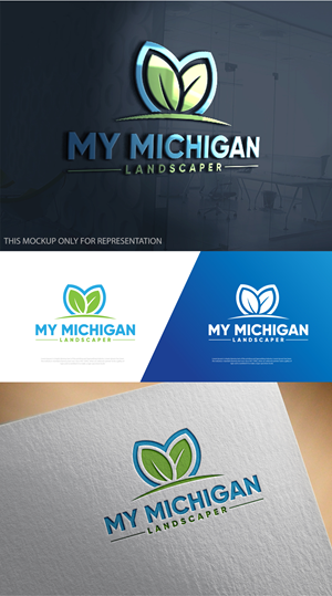 Logo-Design von Cool-Designer für My Michigan Landscaper LLC | Design: #34835018