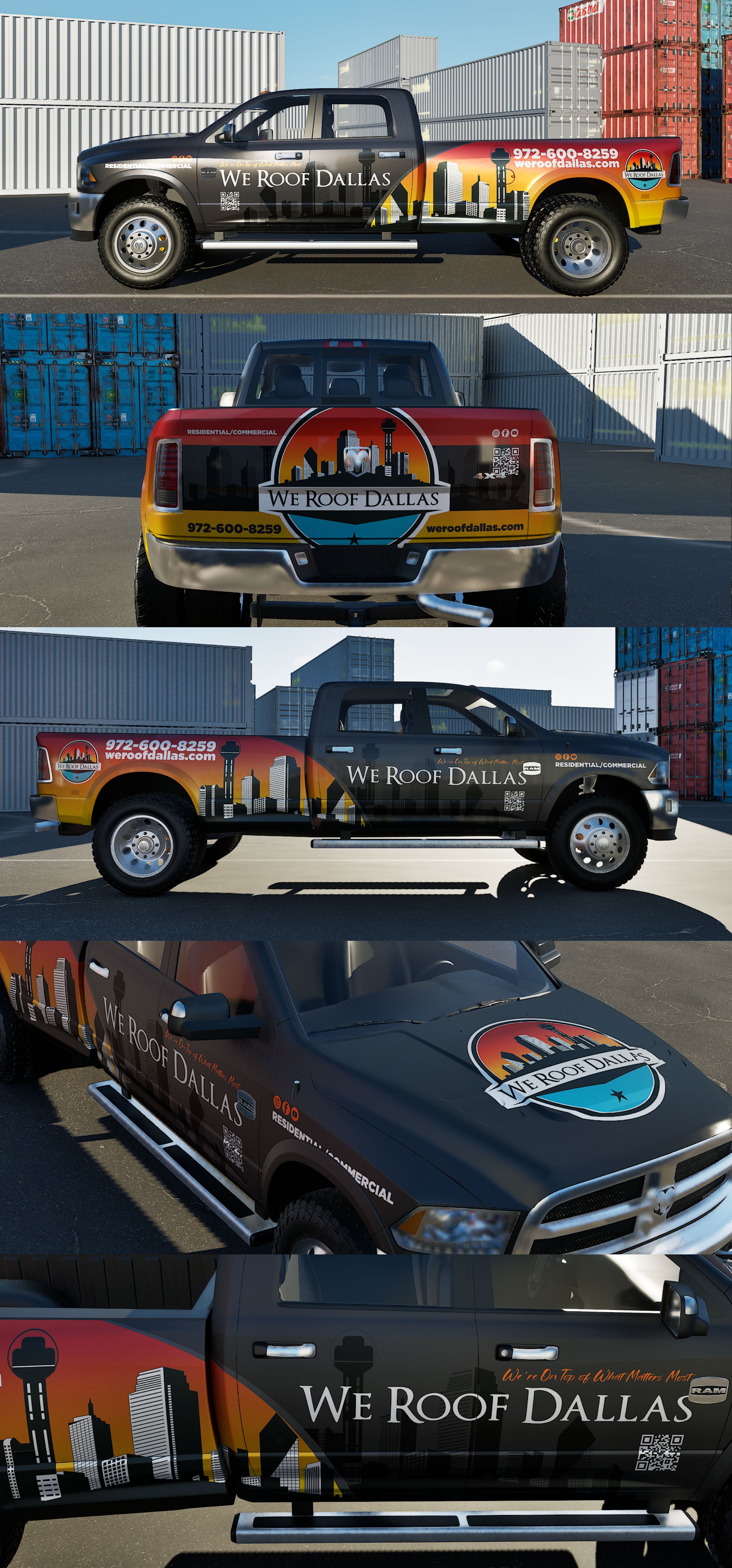 Graphic Design by VEDG for We Roof Dallas Inc. | Design #34837339