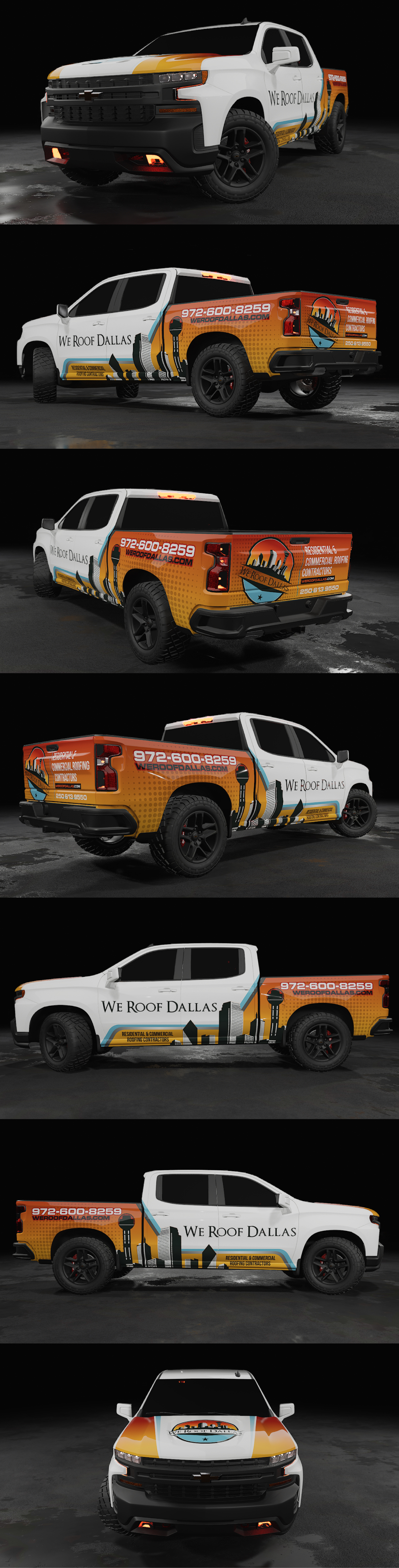 Diseño Gráfico por VCreativeidea para We Roof Dallas Inc. | Diseño #34851177