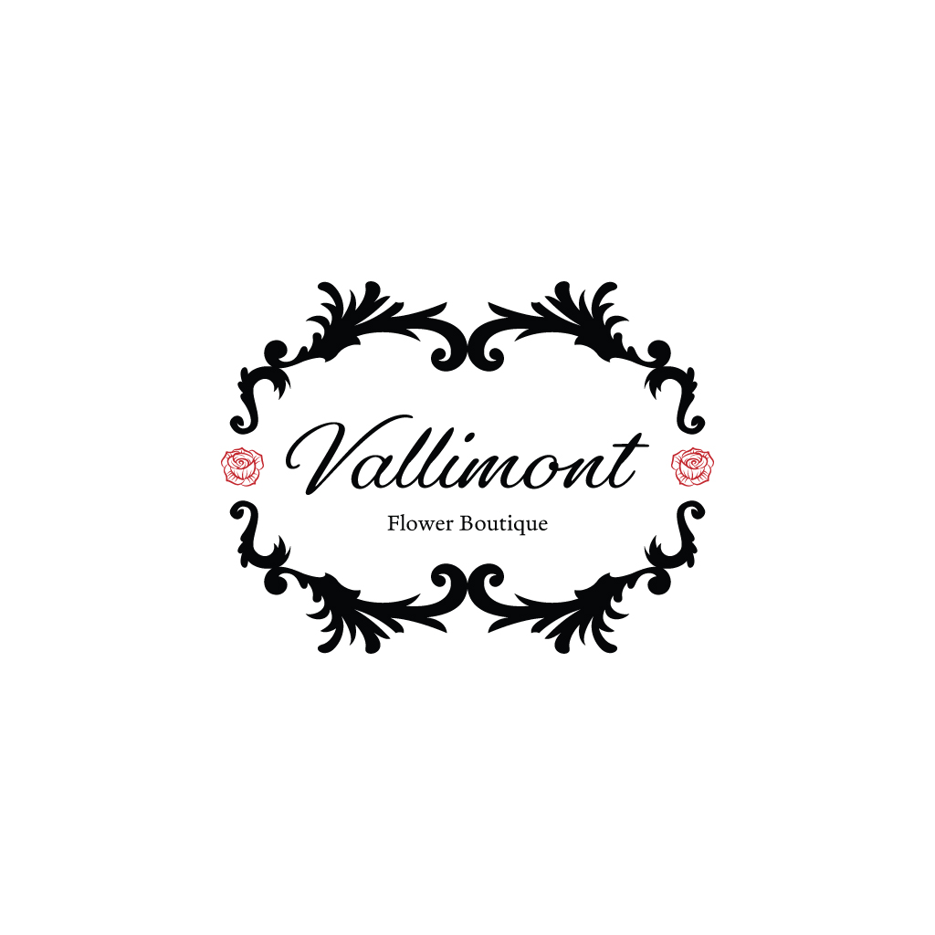 Logo Design by JohnnyCactus for Vallimont Flower Boutique  | Design #34850525
