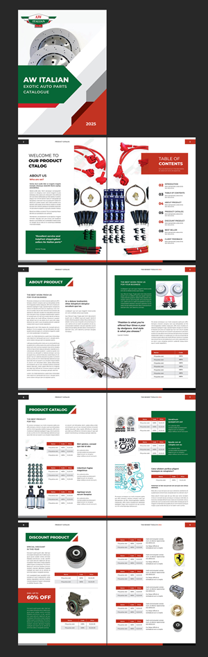Catalogue Design by Osama Soliman for this project | Design: #34886122