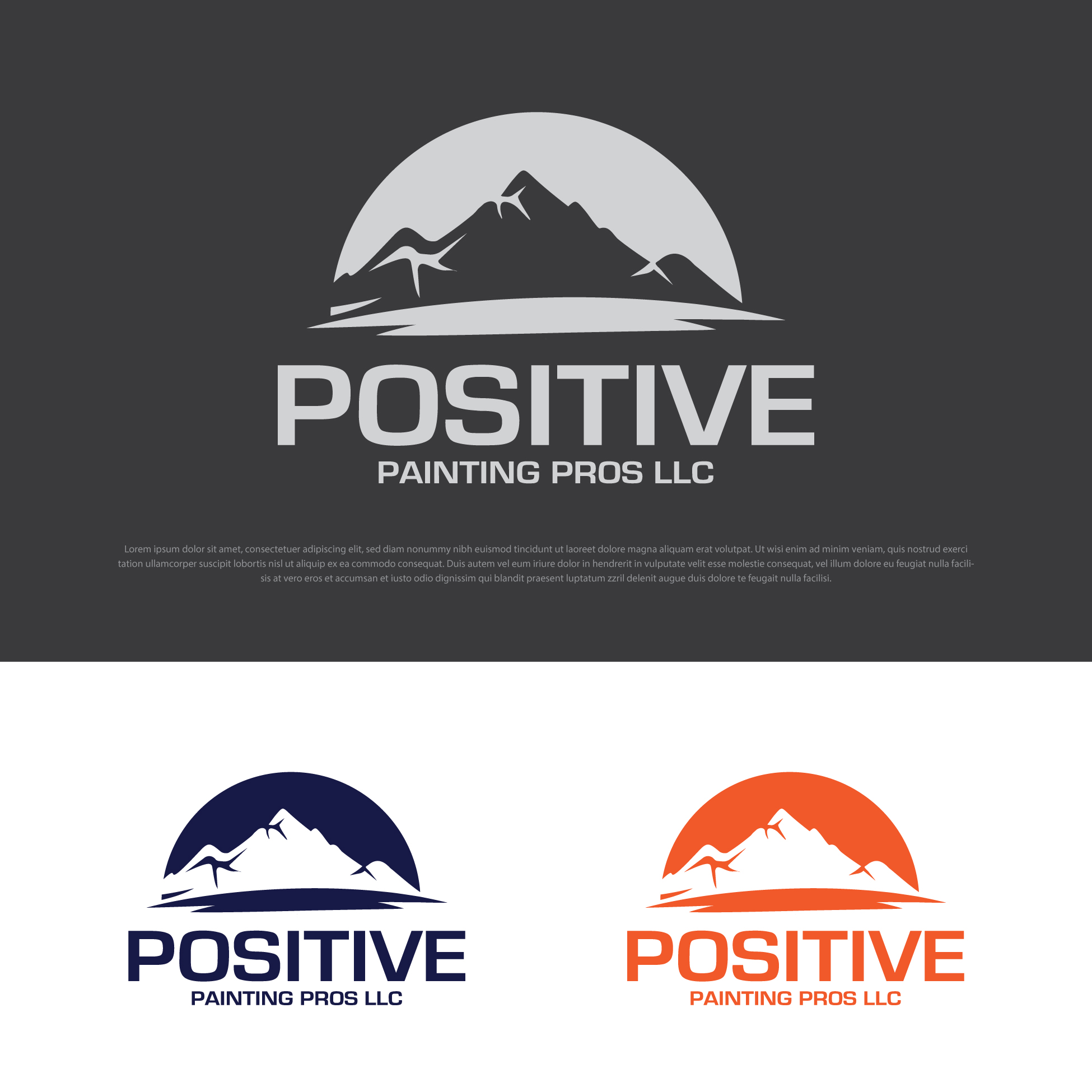Logo Design by StromDesignHub for Positive Painting Pros | Design #34855262