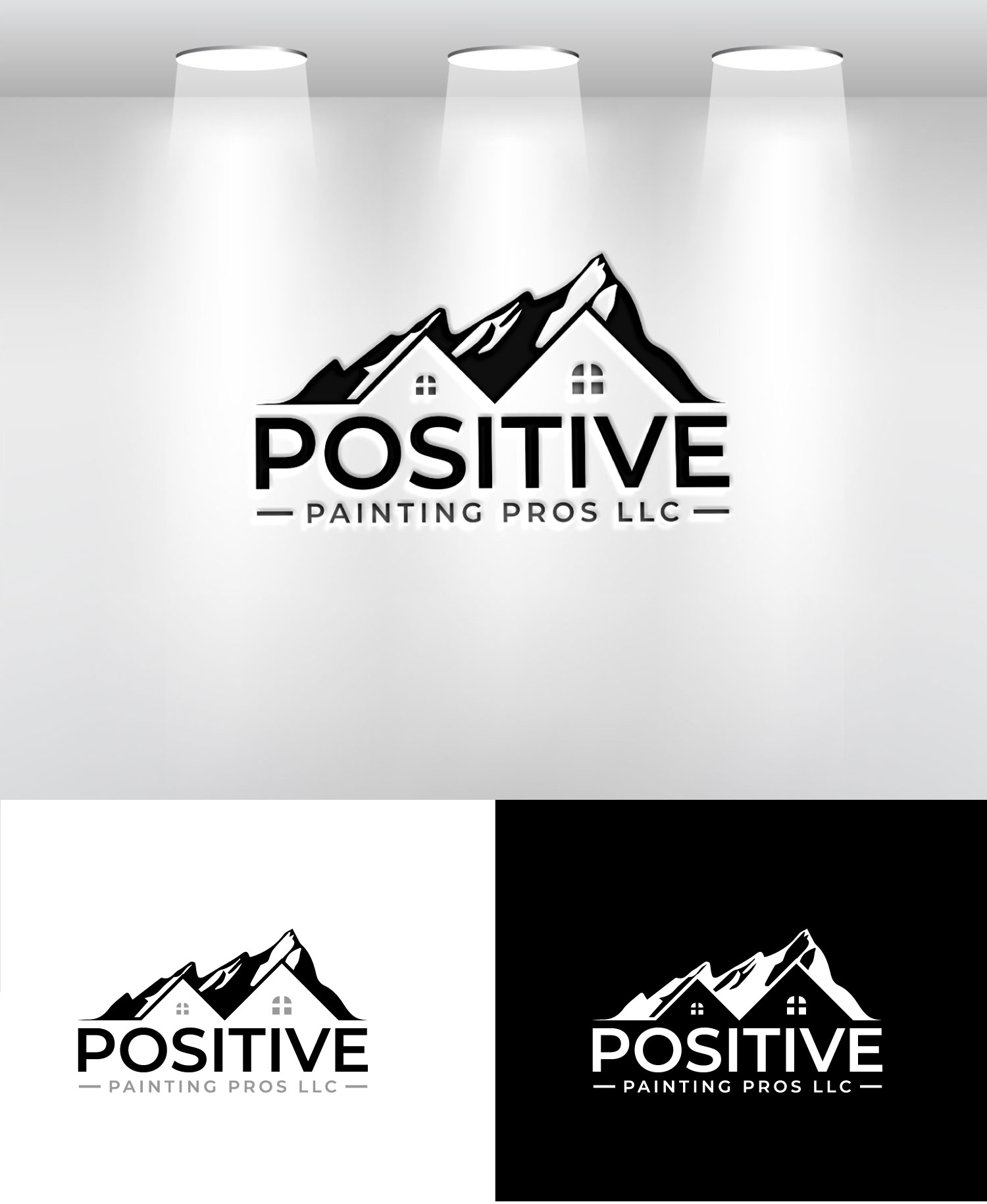 Logo-Design von Mi Design1 für Positive Painting Pros | Design #34839184