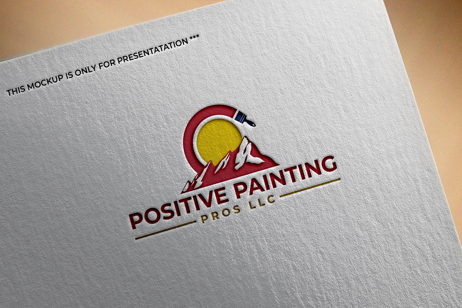 Logo Design by Widi Nalendra for Positive Painting Pros | Design #34846415