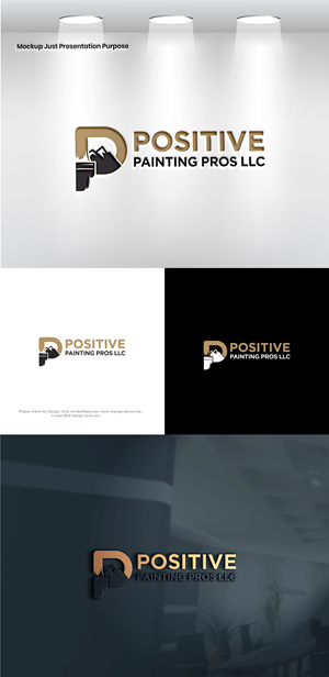 Logo Design by VectorForge for Positive Painting Pros | Design: #34843070