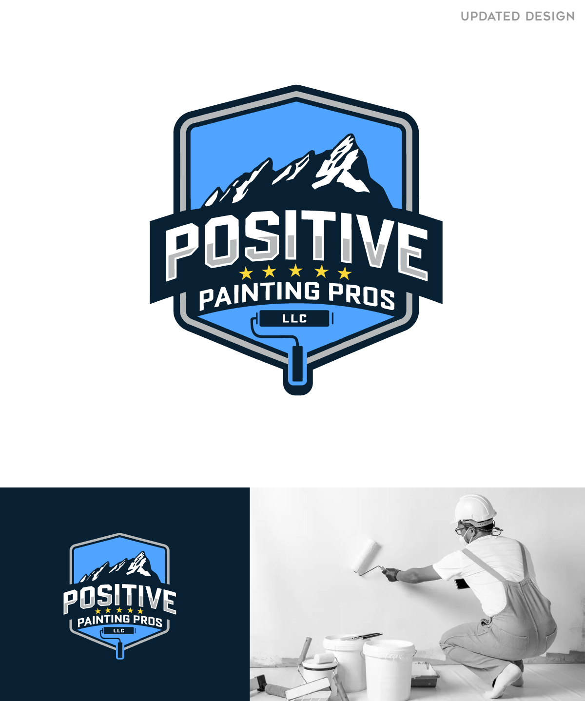 Logo Design by apik. for Positive Painting Pros | Design #34842796