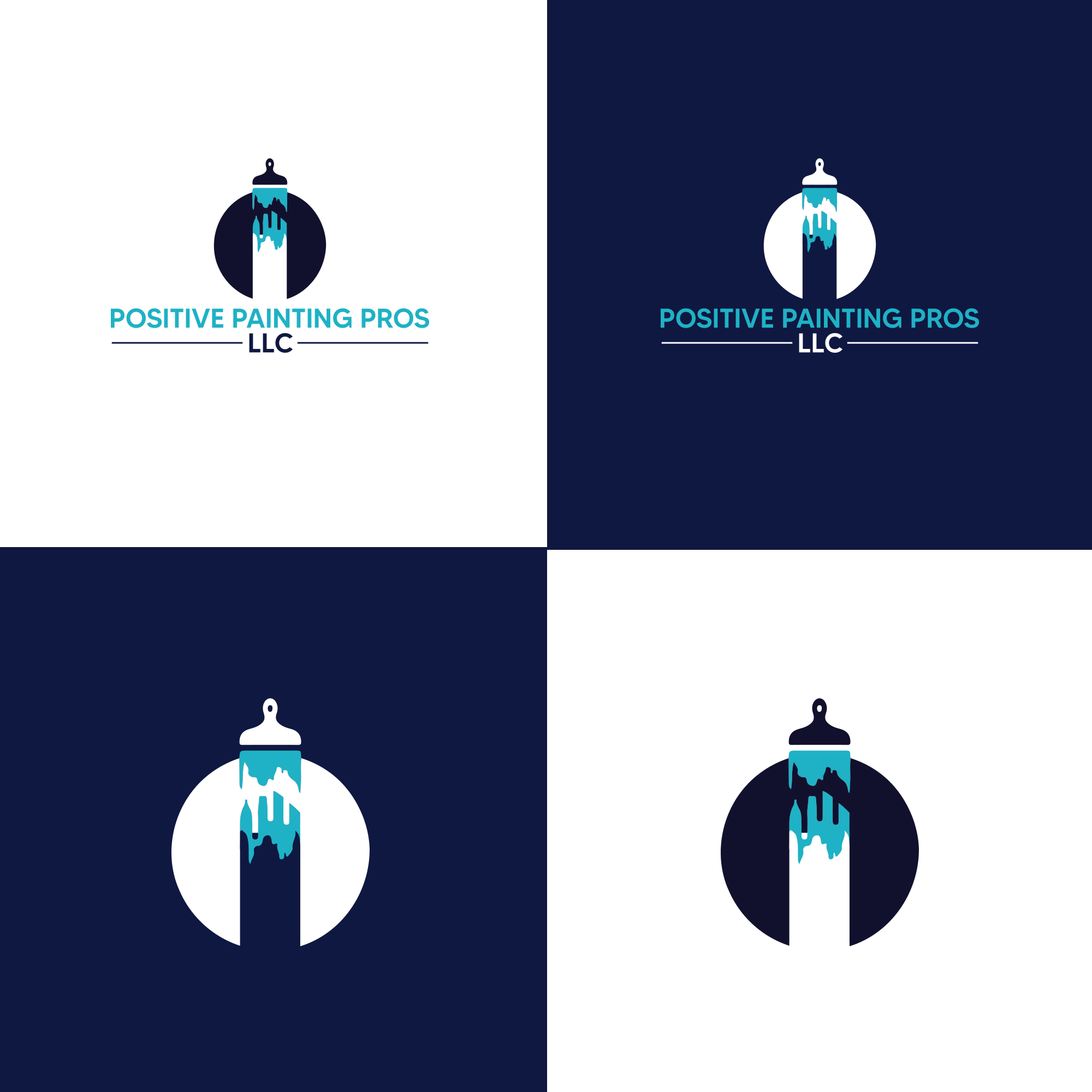 Logo Design by UTlogo for Positive Painting Pros | Design #34842075