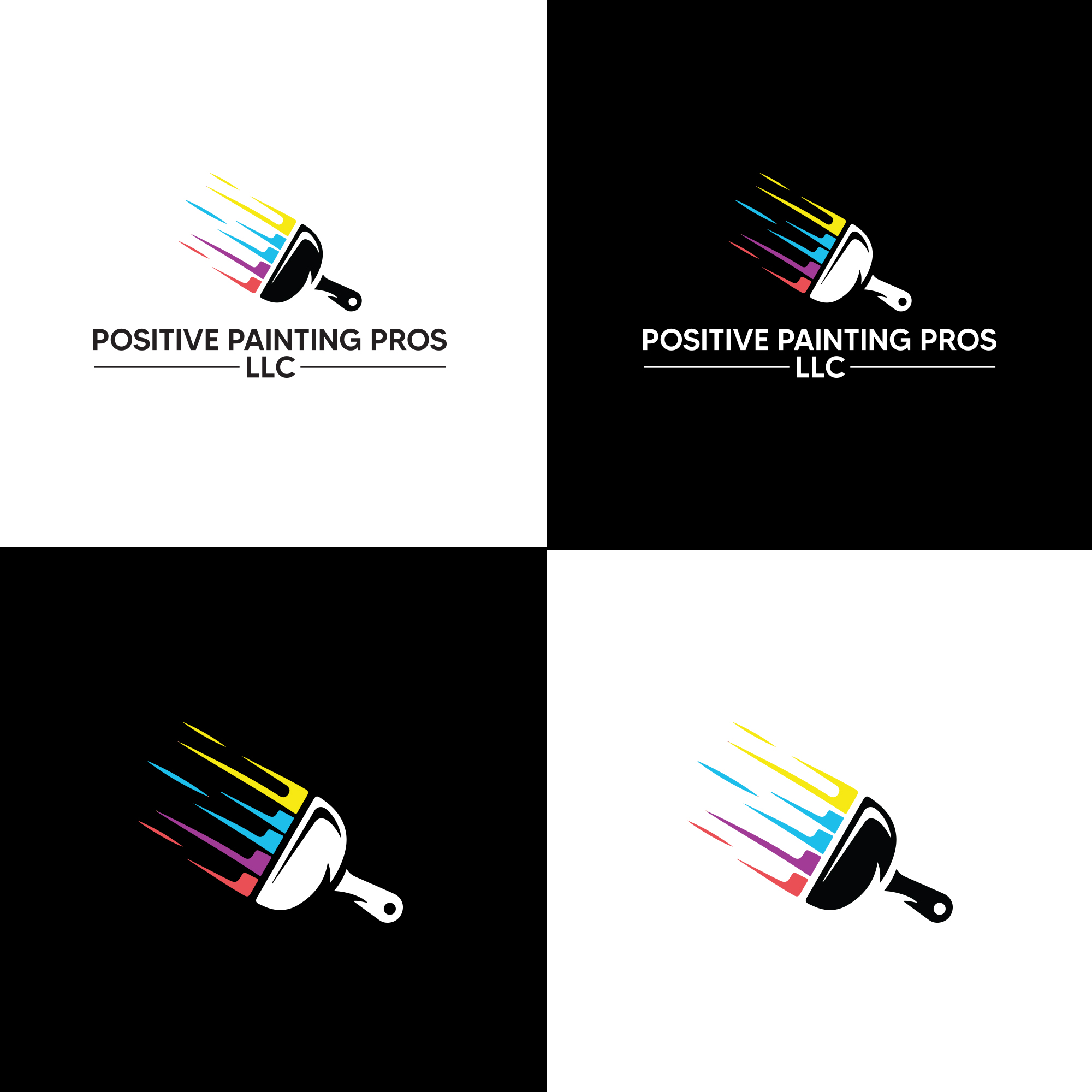 Logo Design by UTlogo for Positive Painting Pros | Design #34842099