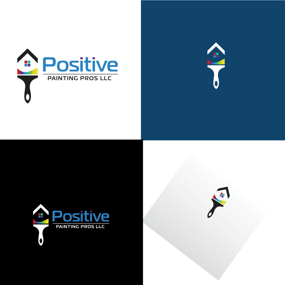 Logo Design by Krold IT Solutions for Positive Painting Pros | Design #34842587