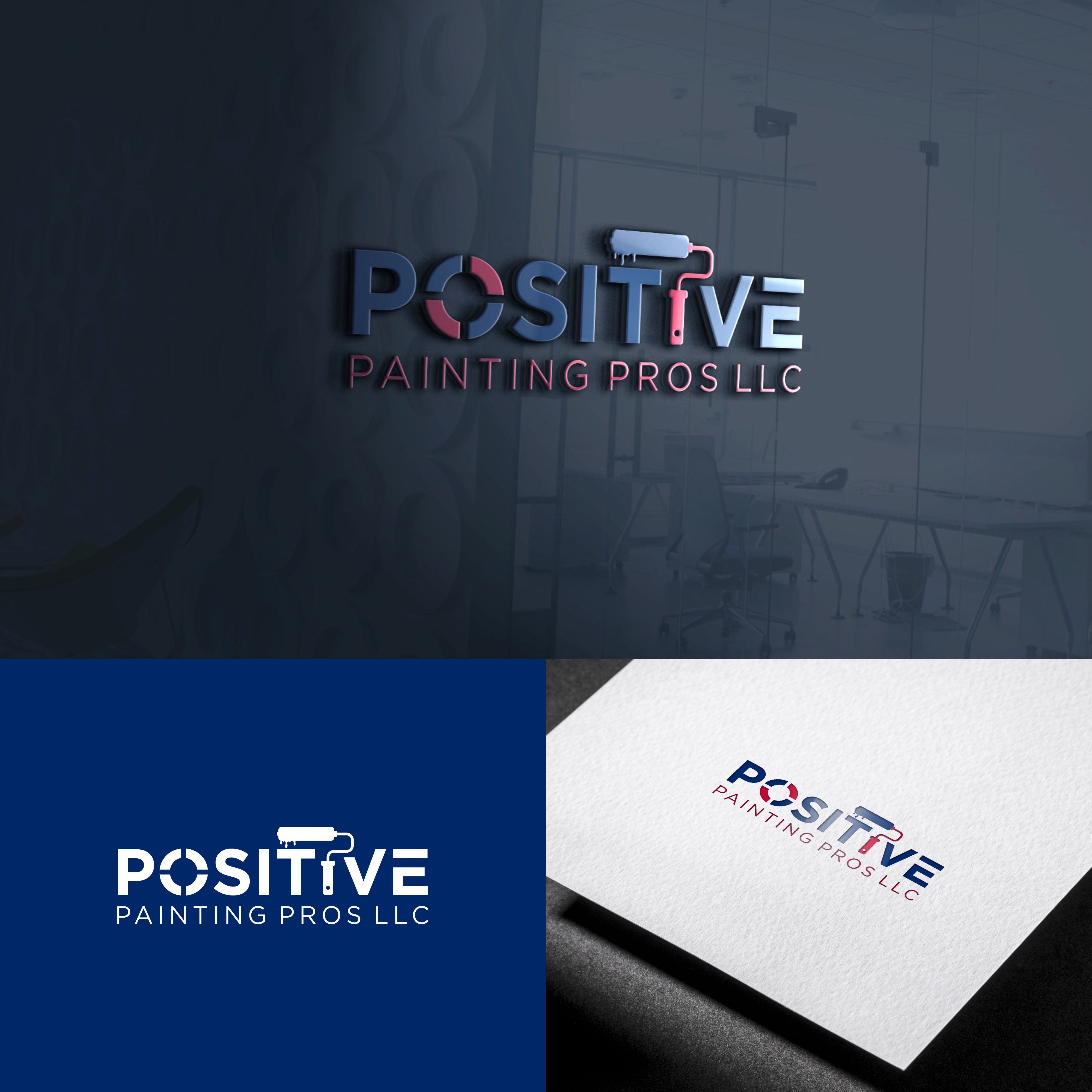 Logo Design by Bione for Positive Painting Pros | Design #34839035