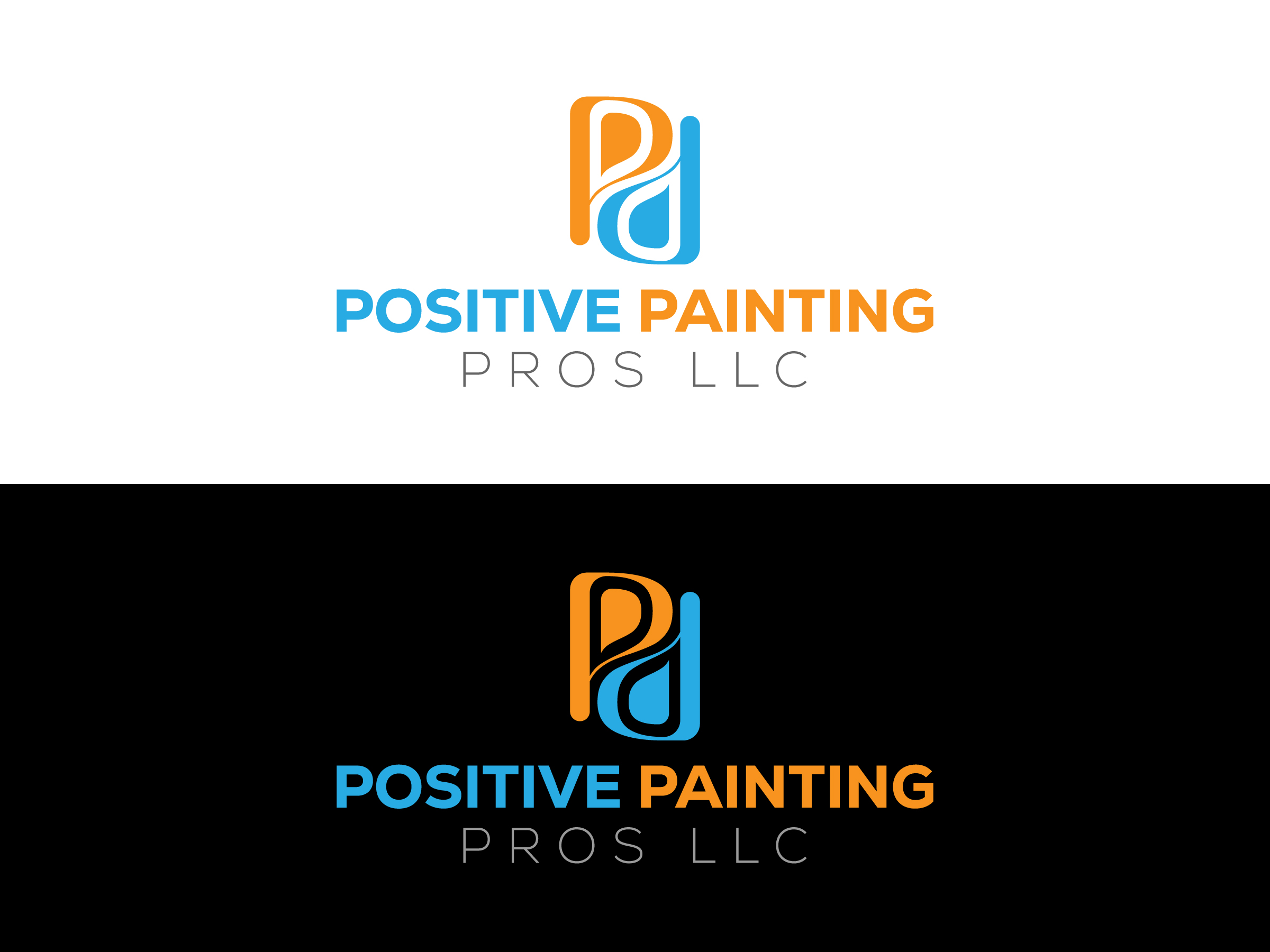 Logo Design by Md. Jubayer for Positive Painting Pros | Design #34861680