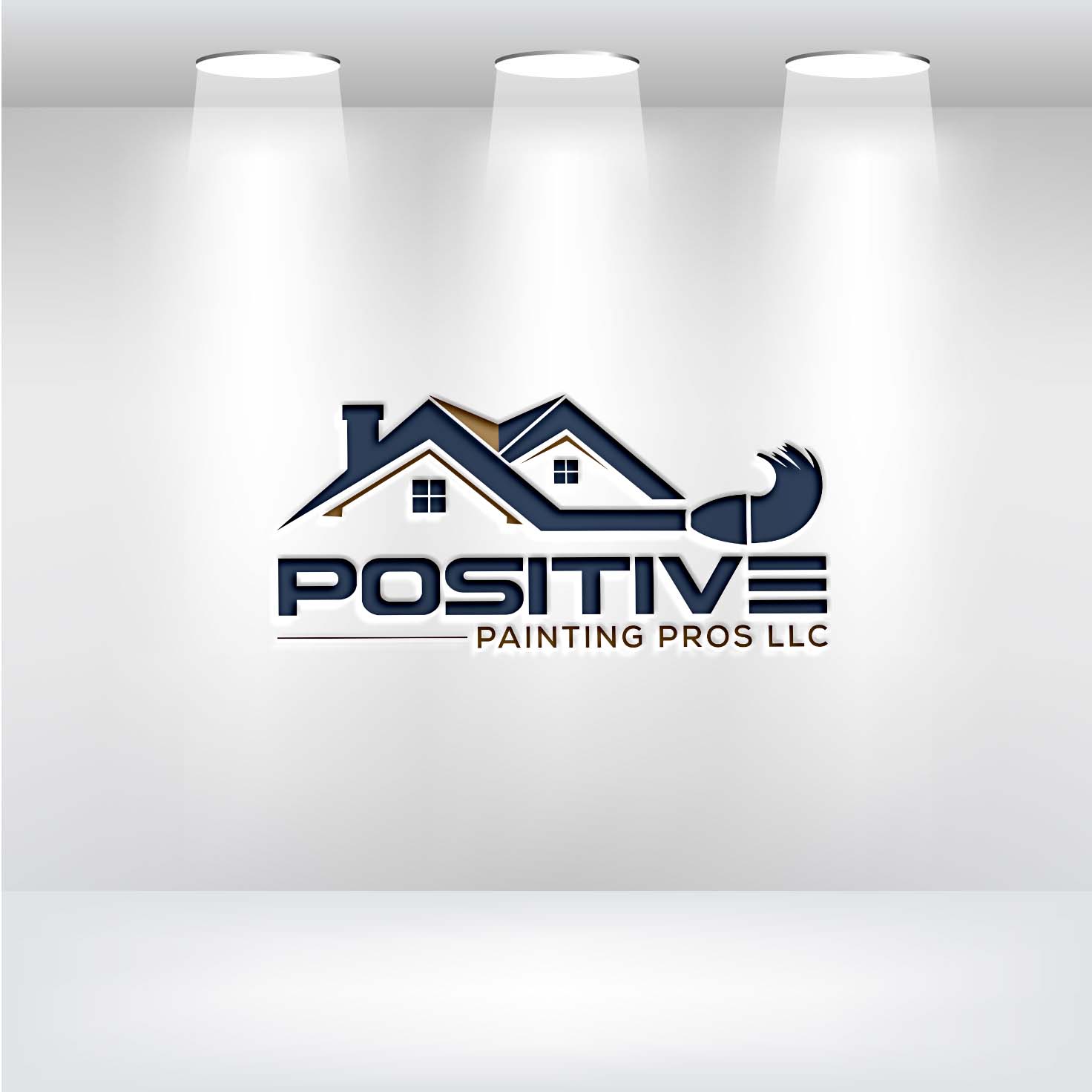 Logo Design by GeekGroup for Positive Painting Pros | Design #34860332