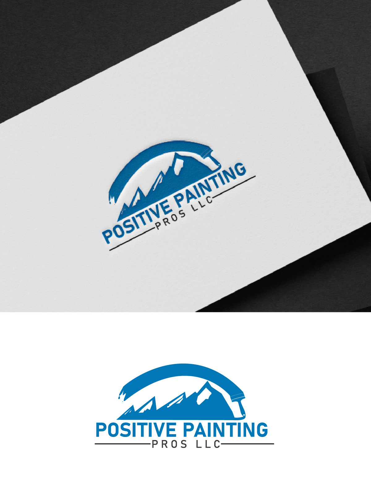 Logo Design by fly  design for Positive Painting Pros | Design #34843271