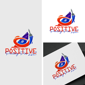 Logo Design by fly  design for Positive Painting Pros | Design: #34843273