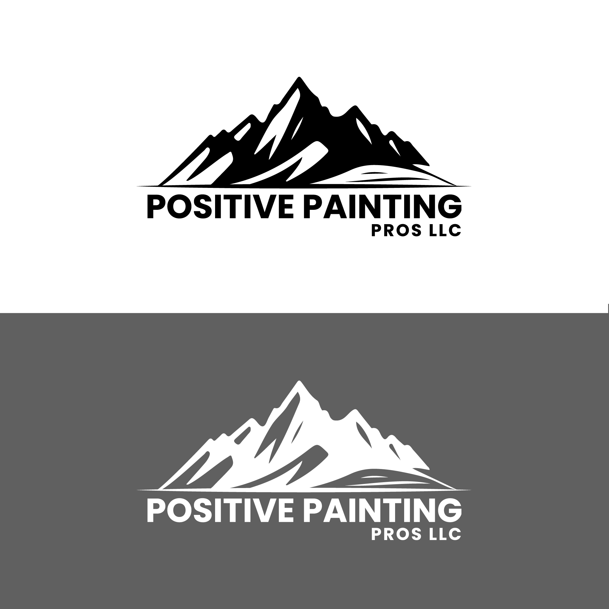 Logo Design by CrewType for Positive Painting Pros | Design #34839727
