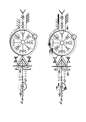 Right forearm tattoo