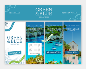 Trade Show Booth Design by Graphic Guy for GREEN AND BLUE VILLAS IBIZA SL | Design #34853380