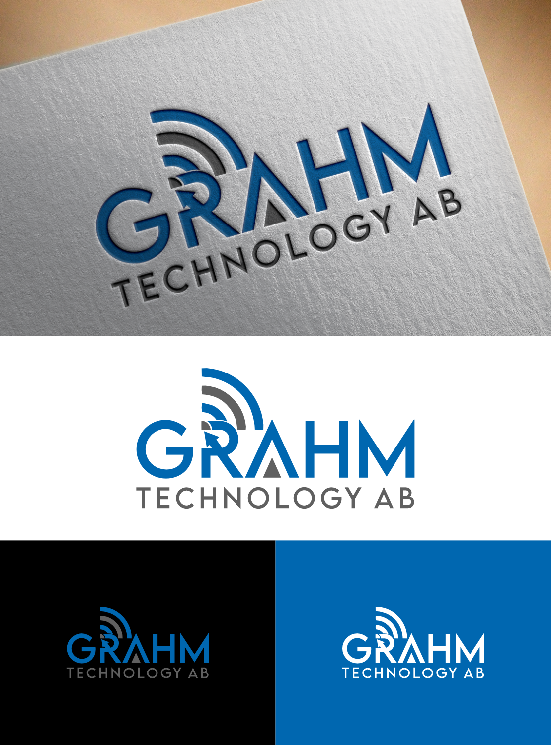 Logo Design by Bunglon_ for Grahm Technology AB | Design #34844124