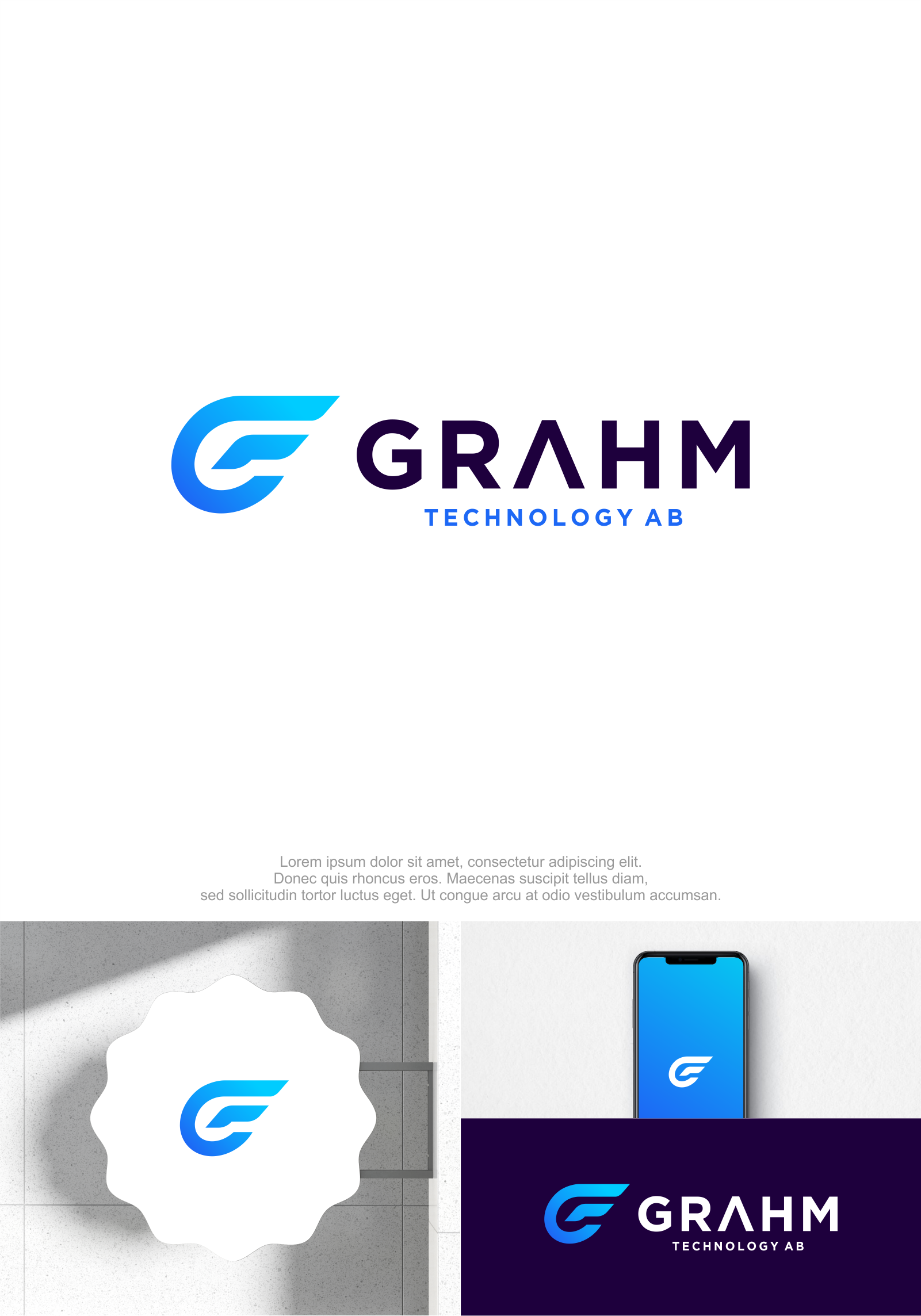 Diseño de Logo por M.Syaiful Huda para Grahm Technology AB | Diseño #34850487