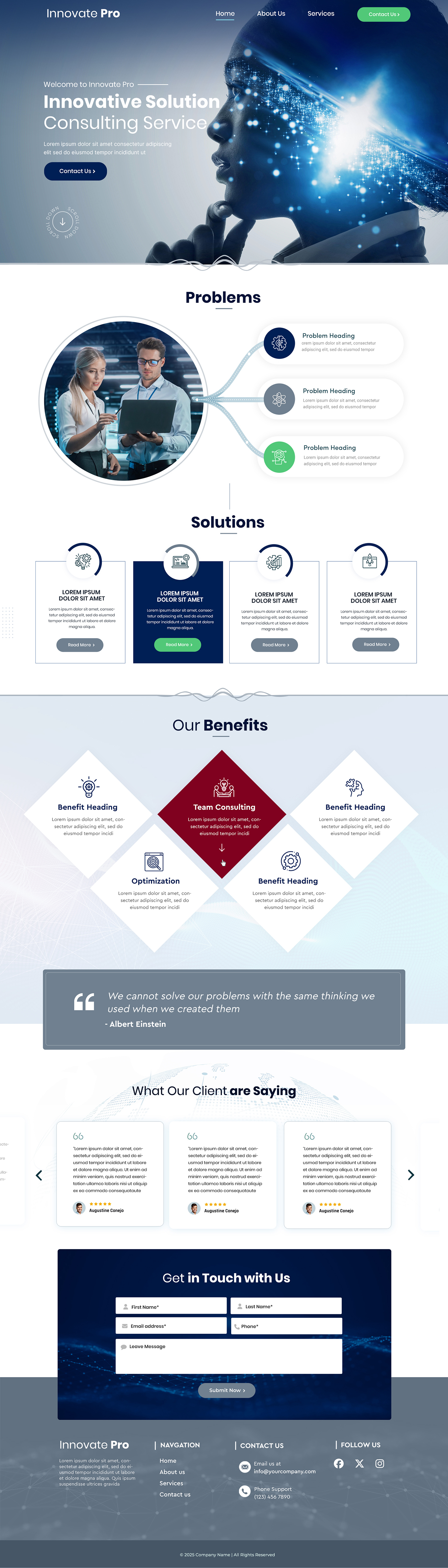 Wix Design by Blue Sparrow for this project | Design #34848414