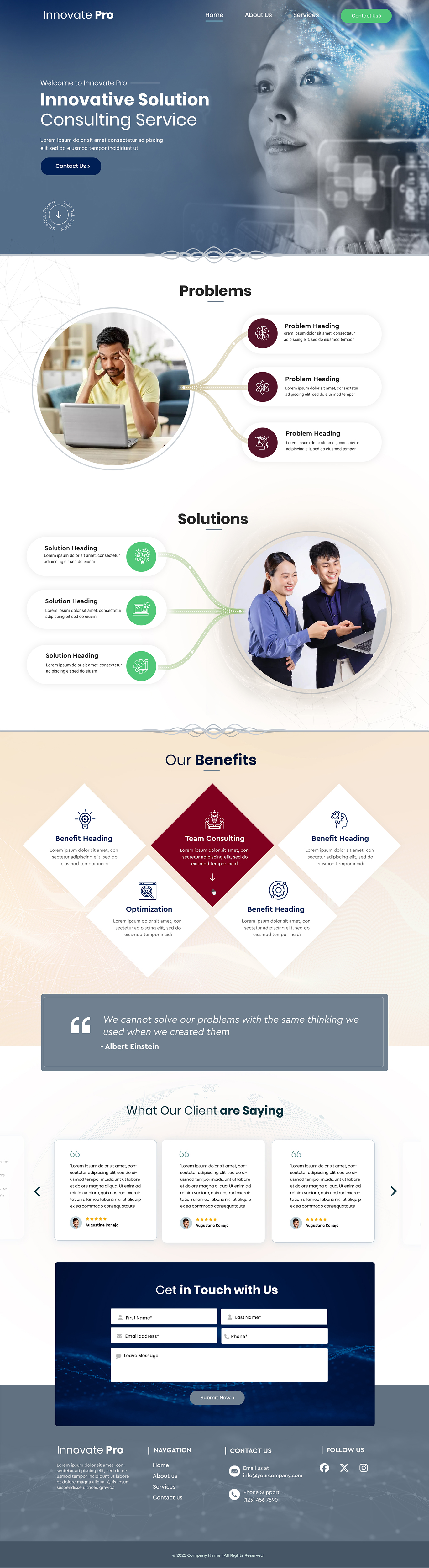 Wix Design by Blue Sparrow for this project | Design #34924749