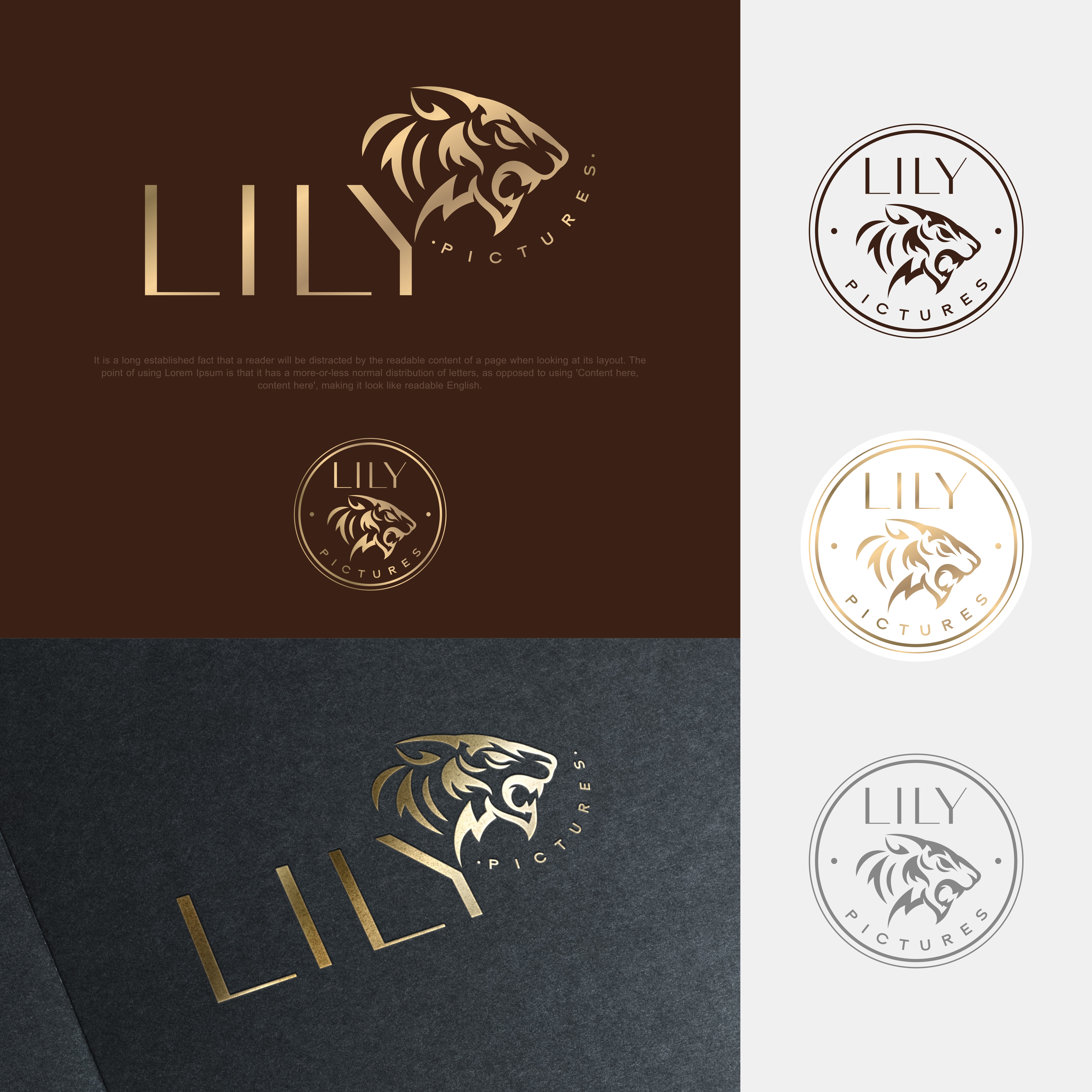 Logo Design by Smart Stuart for Lily Pictures Inc. | Design #34852724