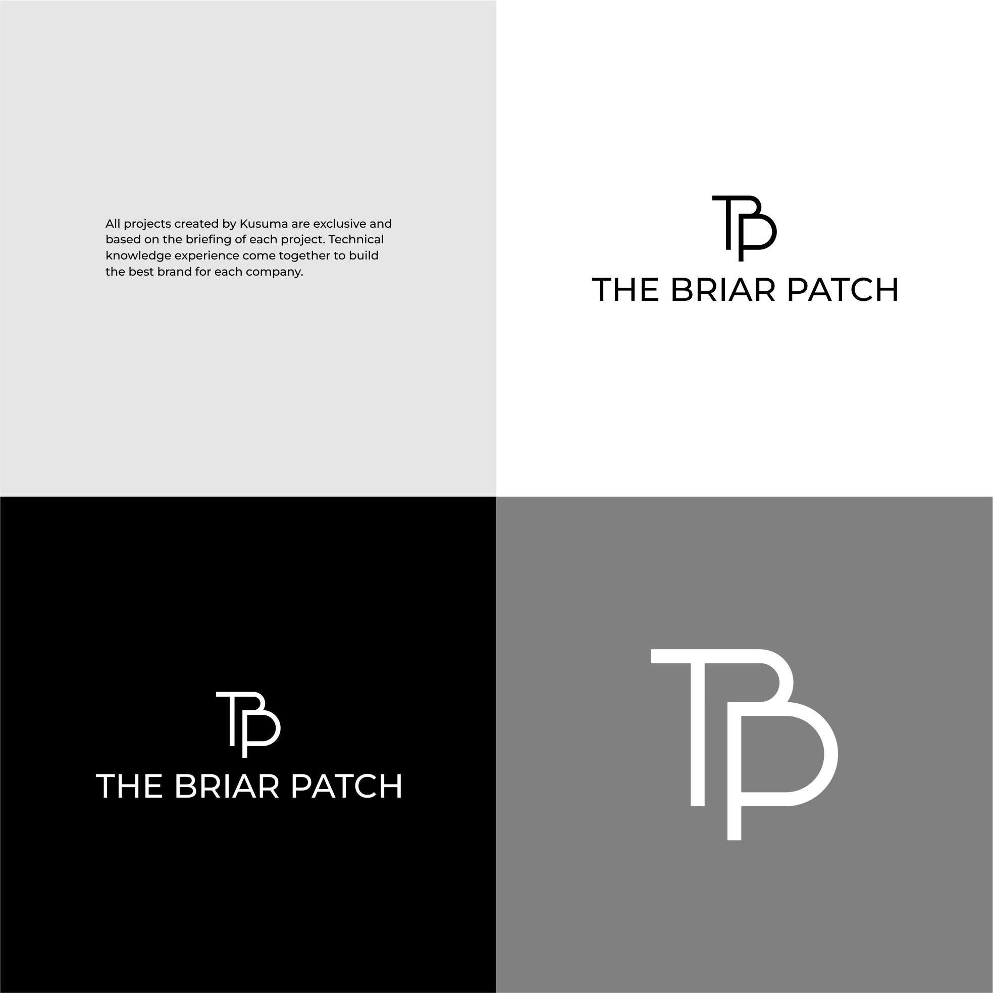 Logo Design by Kusuma Studio for The Briar Patch | Design #34856129