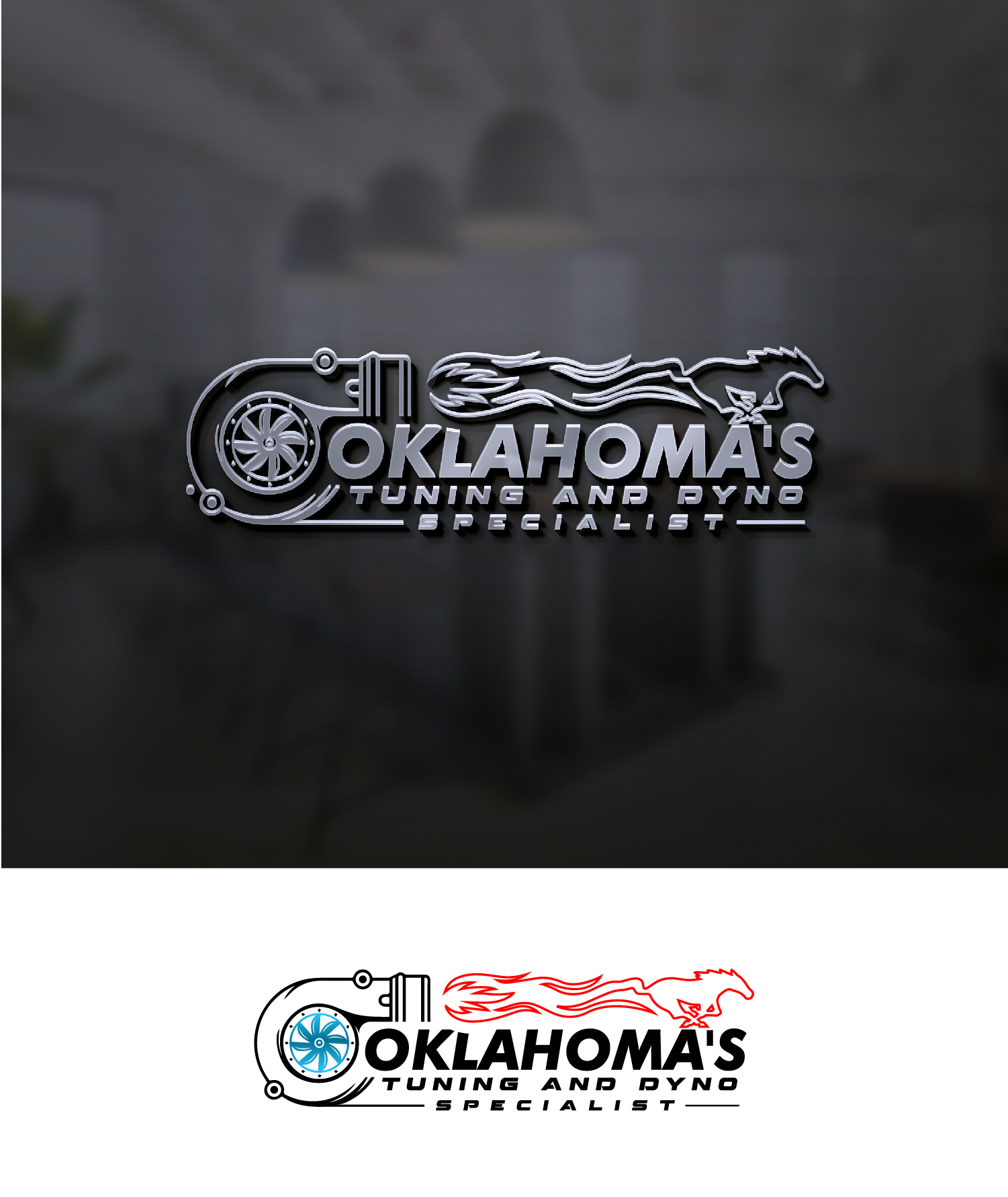 Logo Design by S.H Designs for Oklahoma's Tuning and Dyno Specialist LLC. | Design #34860693