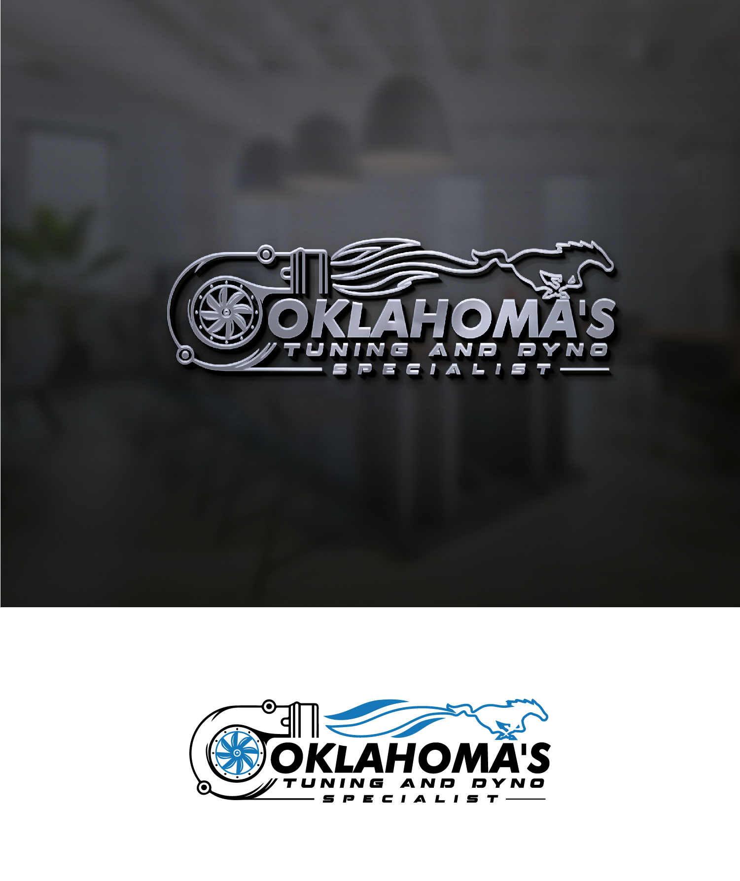 Logo Design by S.H Designs for Oklahoma's Tuning and Dyno Specialist LLC. | Design #34862236