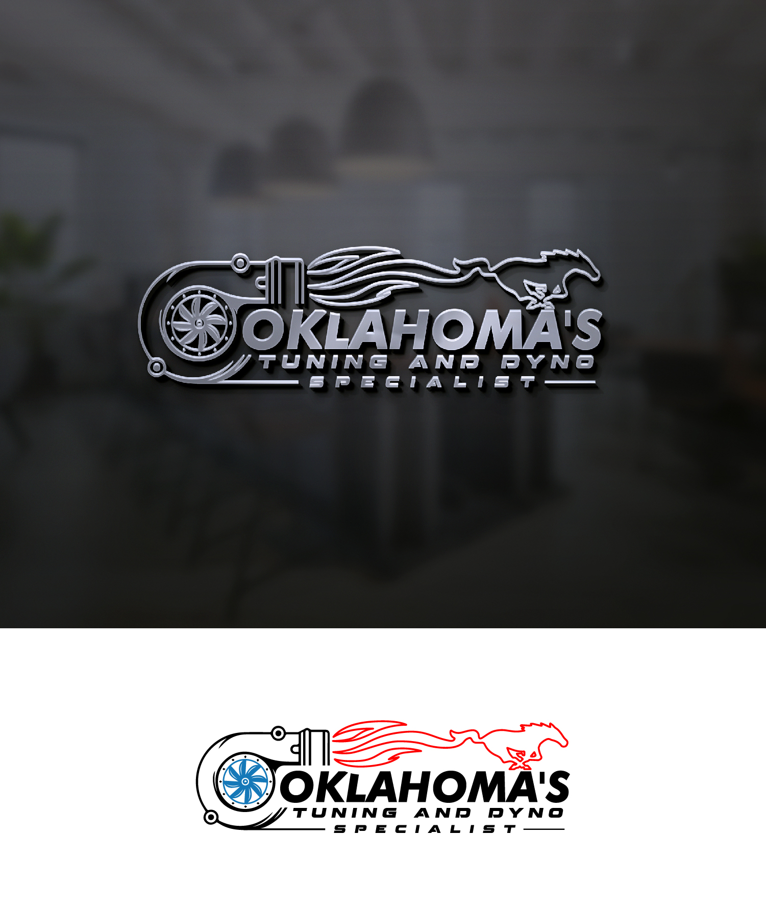 Logo Design by S.H Designs for Oklahoma's Tuning and Dyno Specialist LLC. | Design #34862419