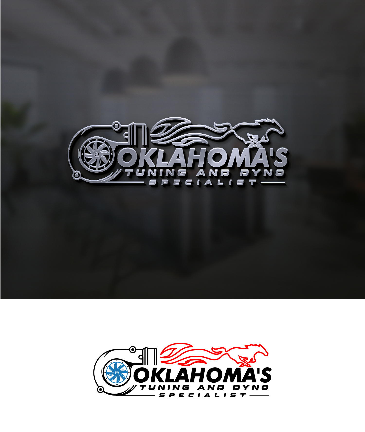 Logo Design by S.H Designs for Oklahoma's Tuning and Dyno Specialist LLC. | Design #34862420