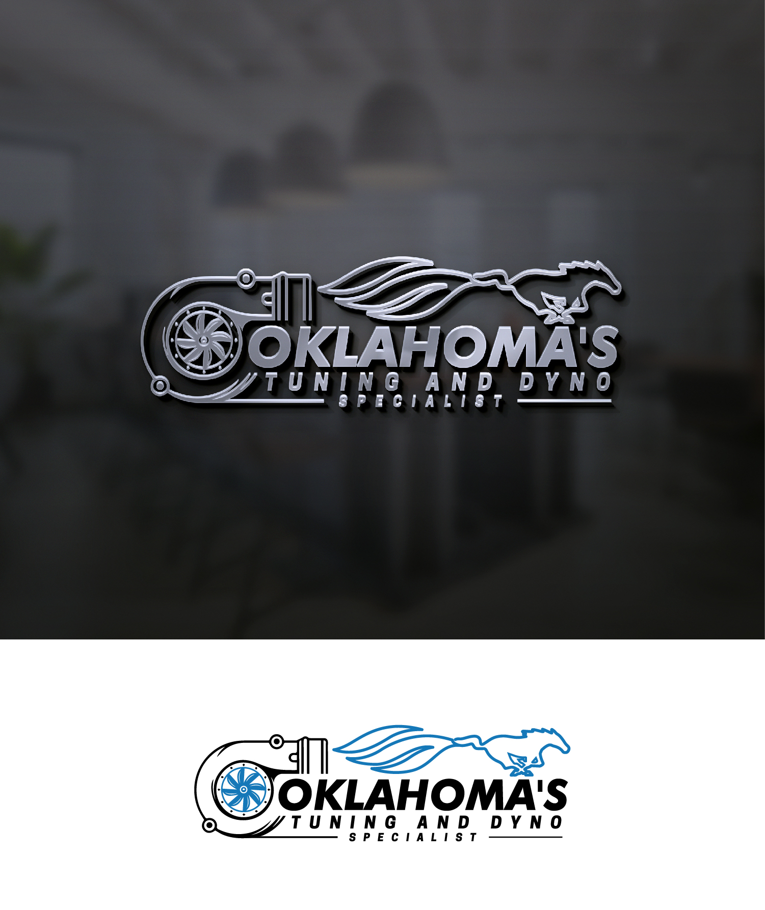 Logo Design by S.H Designs for Oklahoma's Tuning and Dyno Specialist LLC. | Design #34872059