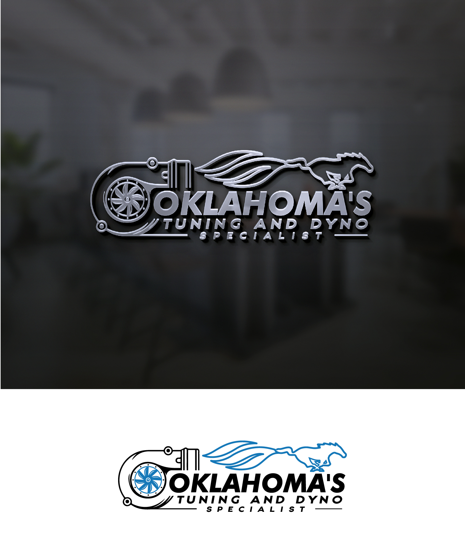 Logo Design by S.H Designs for Oklahoma's Tuning and Dyno Specialist LLC. | Design #34872062