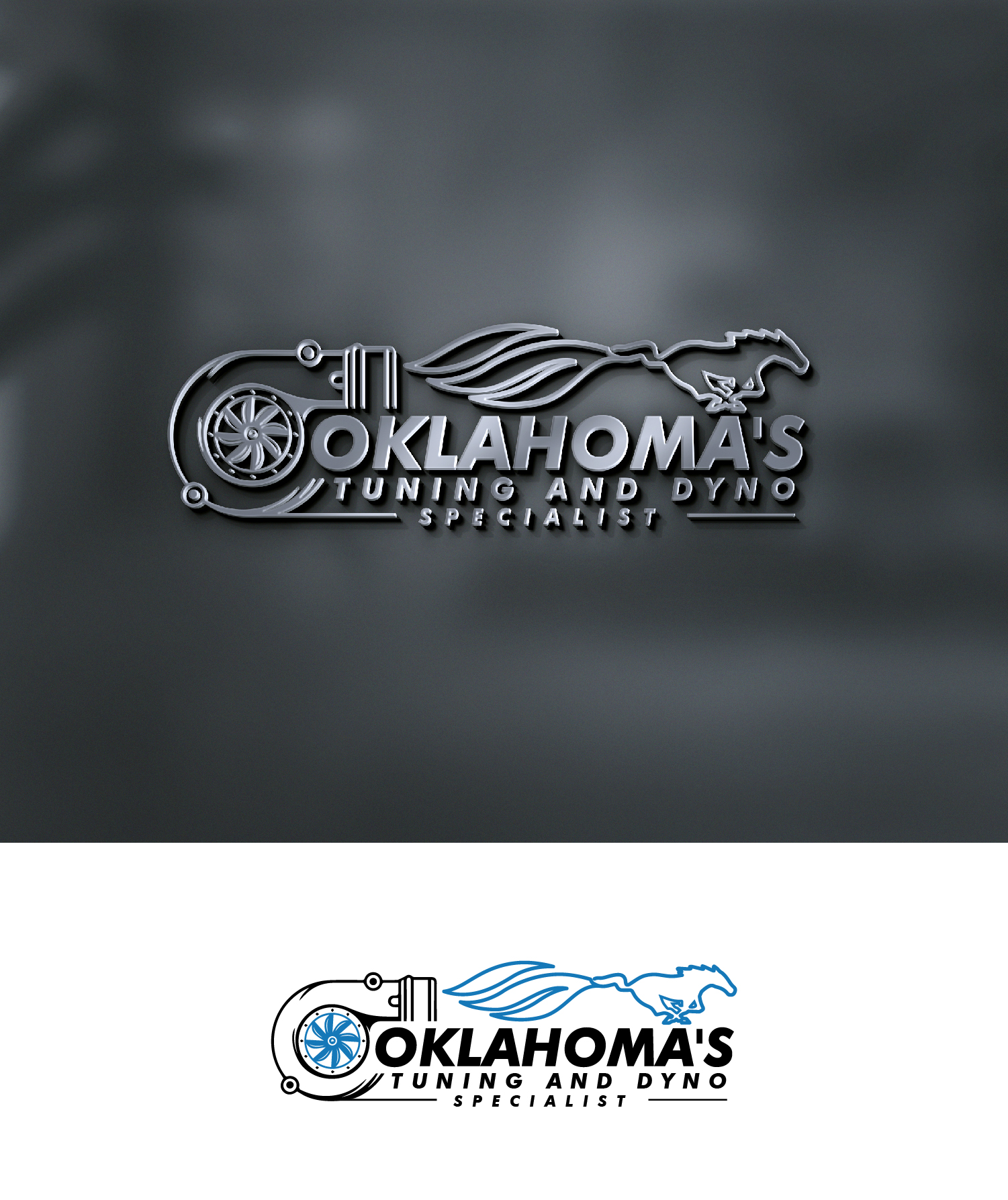 Logo Design by S.H Designs for Oklahoma's Tuning and Dyno Specialist LLC. | Design #34872202