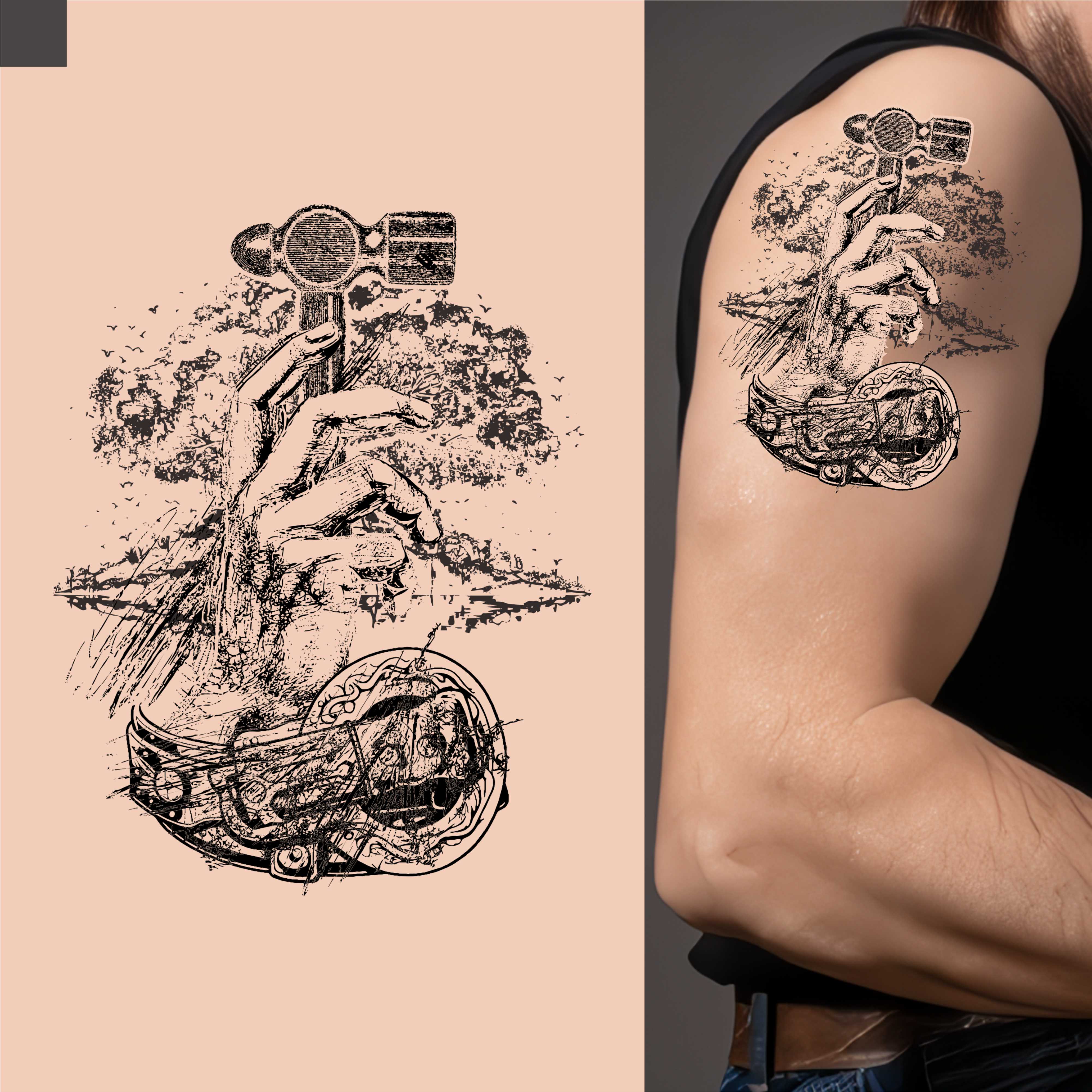 Tattoo Design by roy 777 for this project | Design #34909921