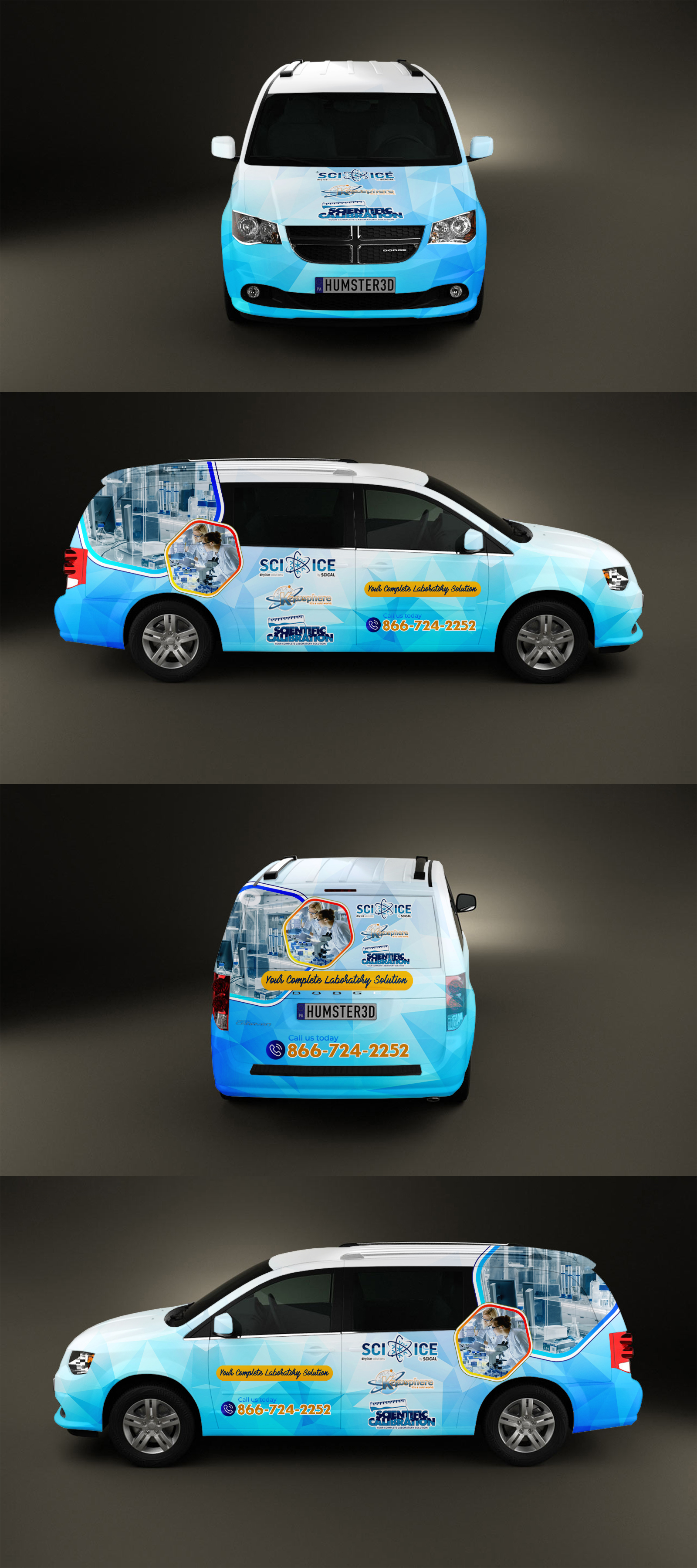 Car Wrap Design by ANGGI MAULANA PRAKOSO for Scientific Calibration | Design #35019593