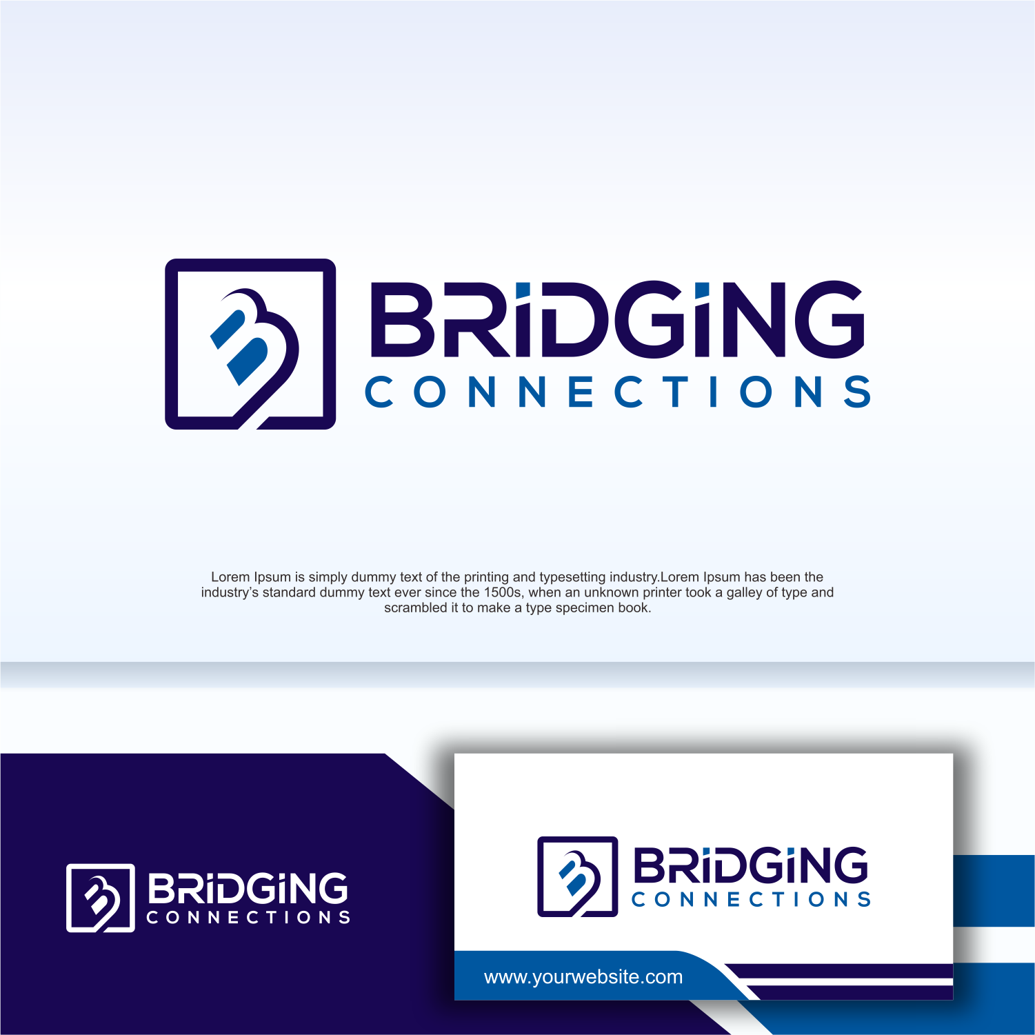 Logo Design by Apache Kretek for Bridging Connections | Design #34863895